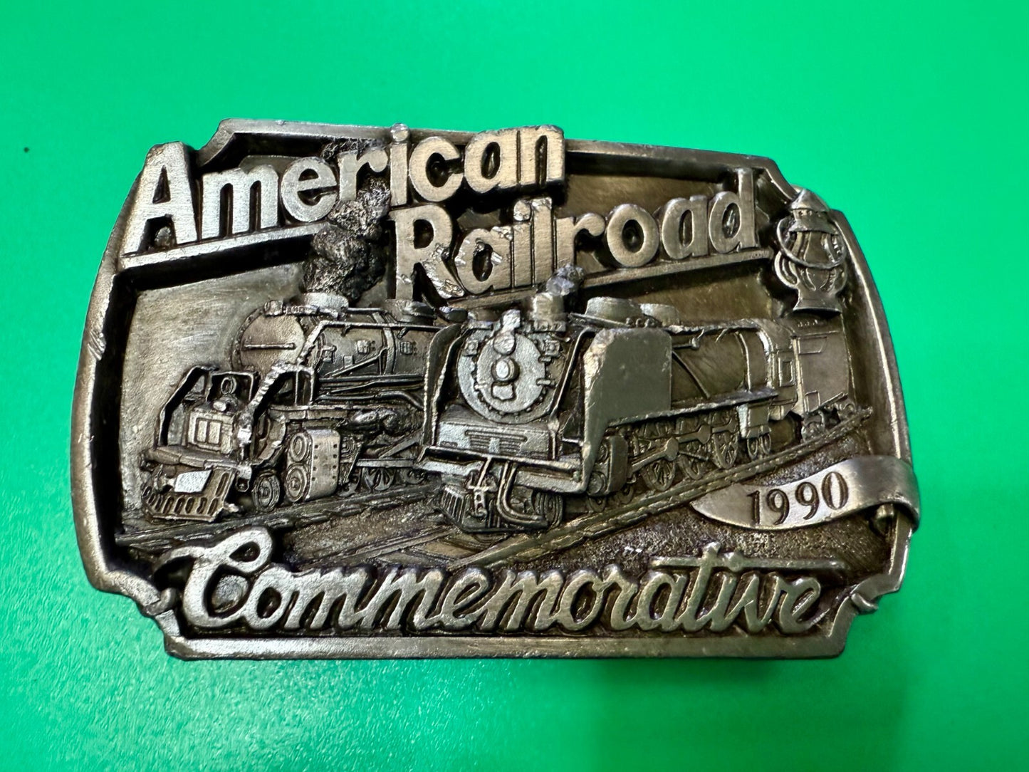 Vintage Historic American Railroad 1990 Commemorative Arroyo Grande Belt Buckle