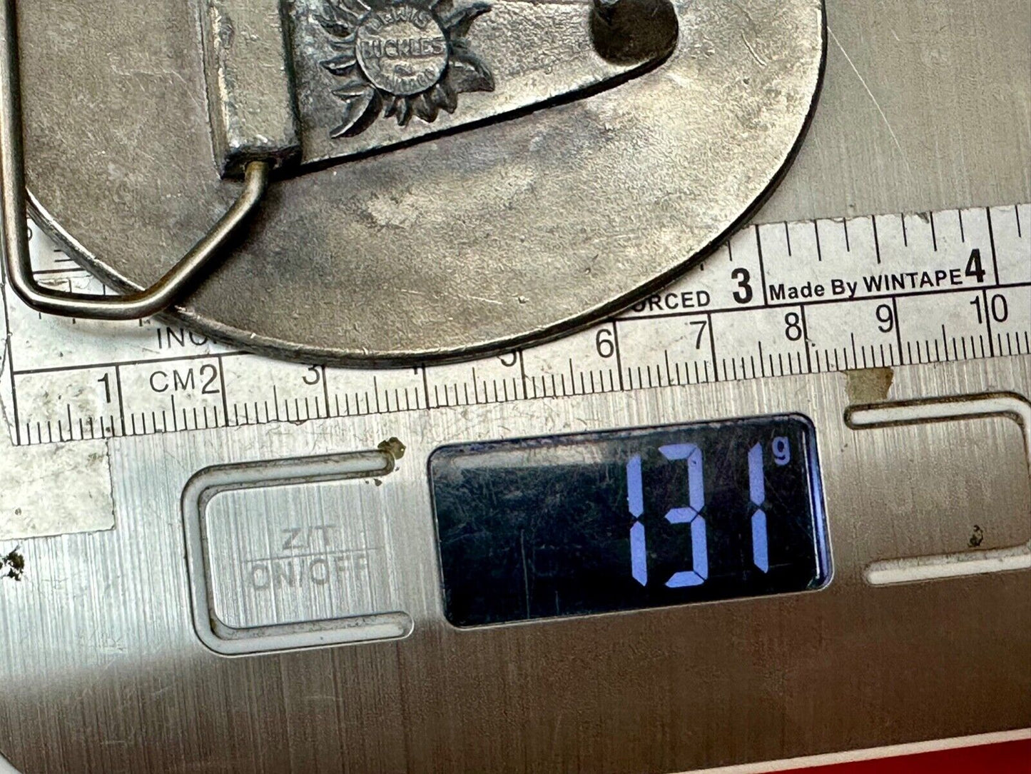 31st State Annual California Championship San Diego 1976 Bowling Belt Buckle