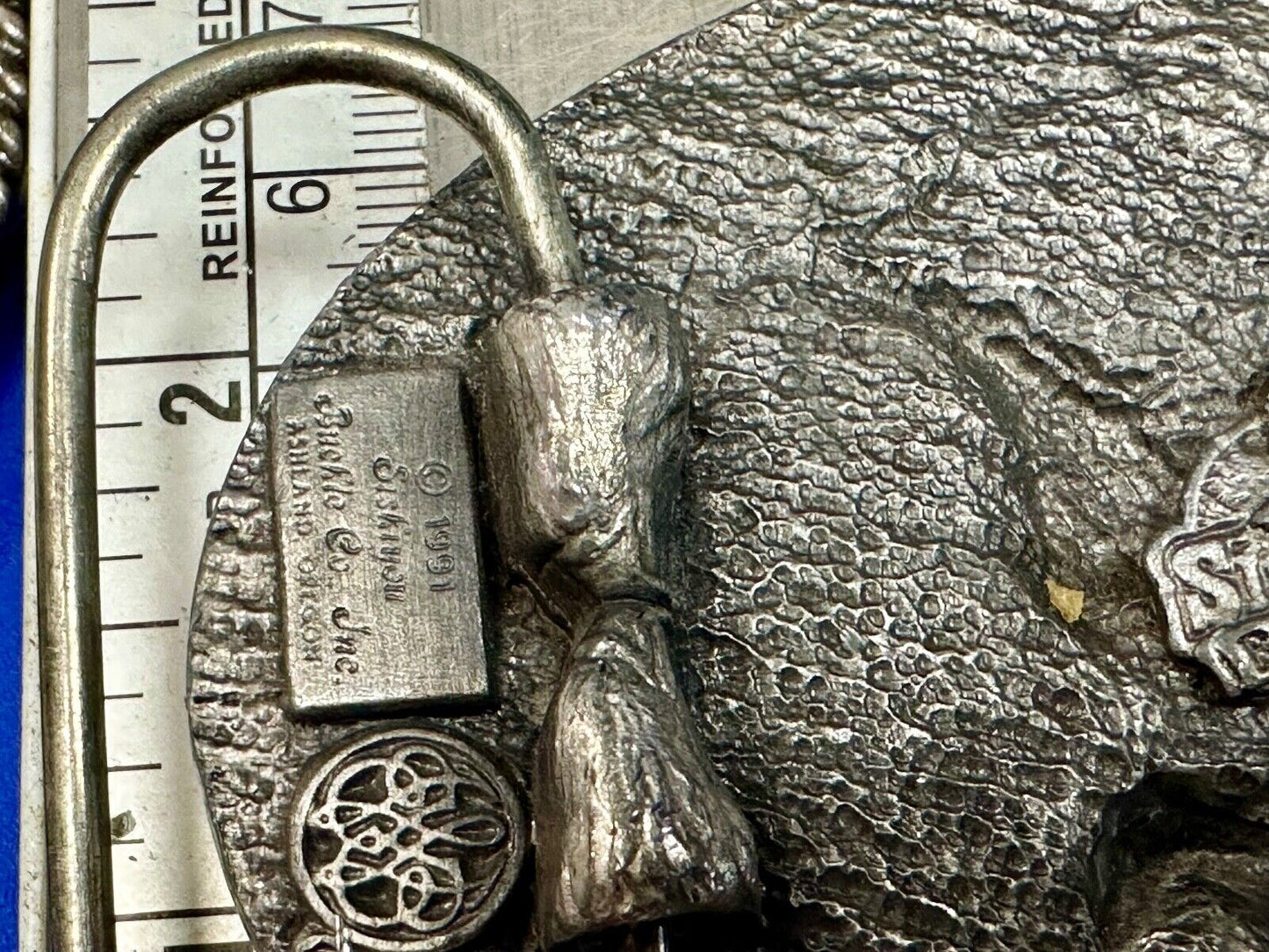 THE EAGLE - Attacking Hunting Diving Siskiyou Vintage Belt Buckle 1991 G-5