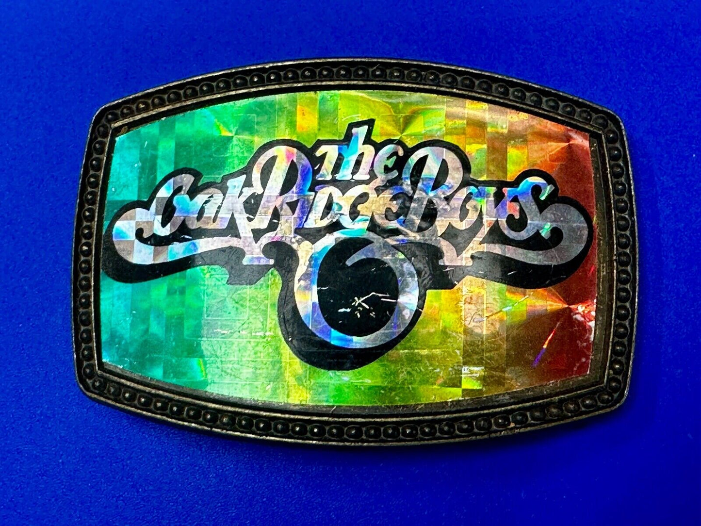 The Oak Ridge Boys - Music Band - Vintage Holographic Prism style Belt Buckle