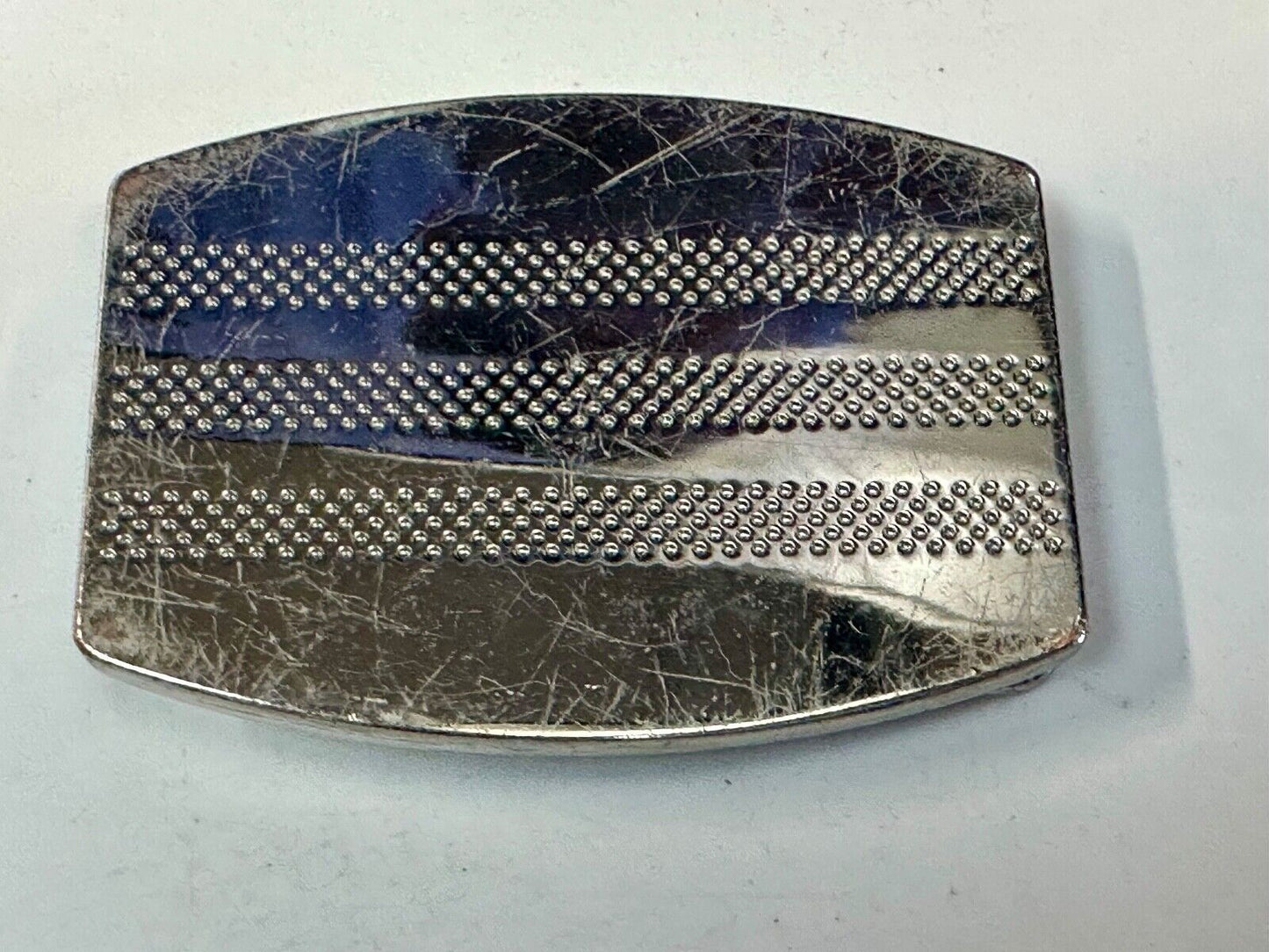 Vintage Adidas Lethal Silver Belt Buckle