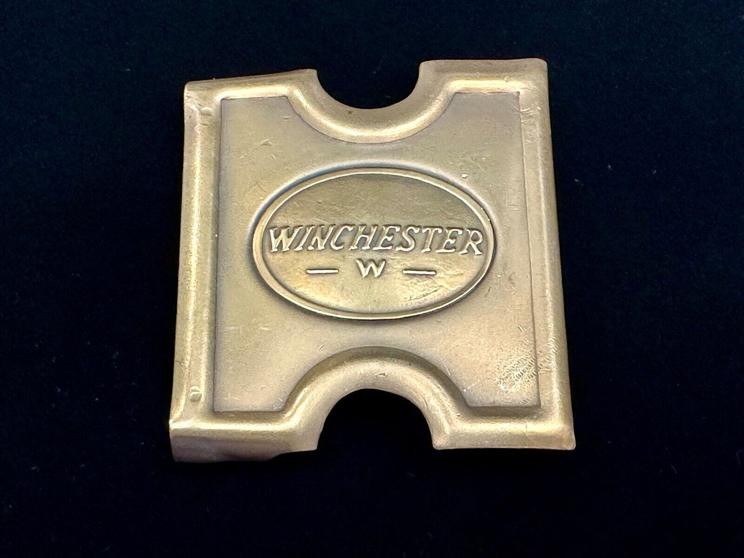 Antique Winchester W Guns Cartridge Belt Buckle Anson Mills 1881 T.C. Orndorff