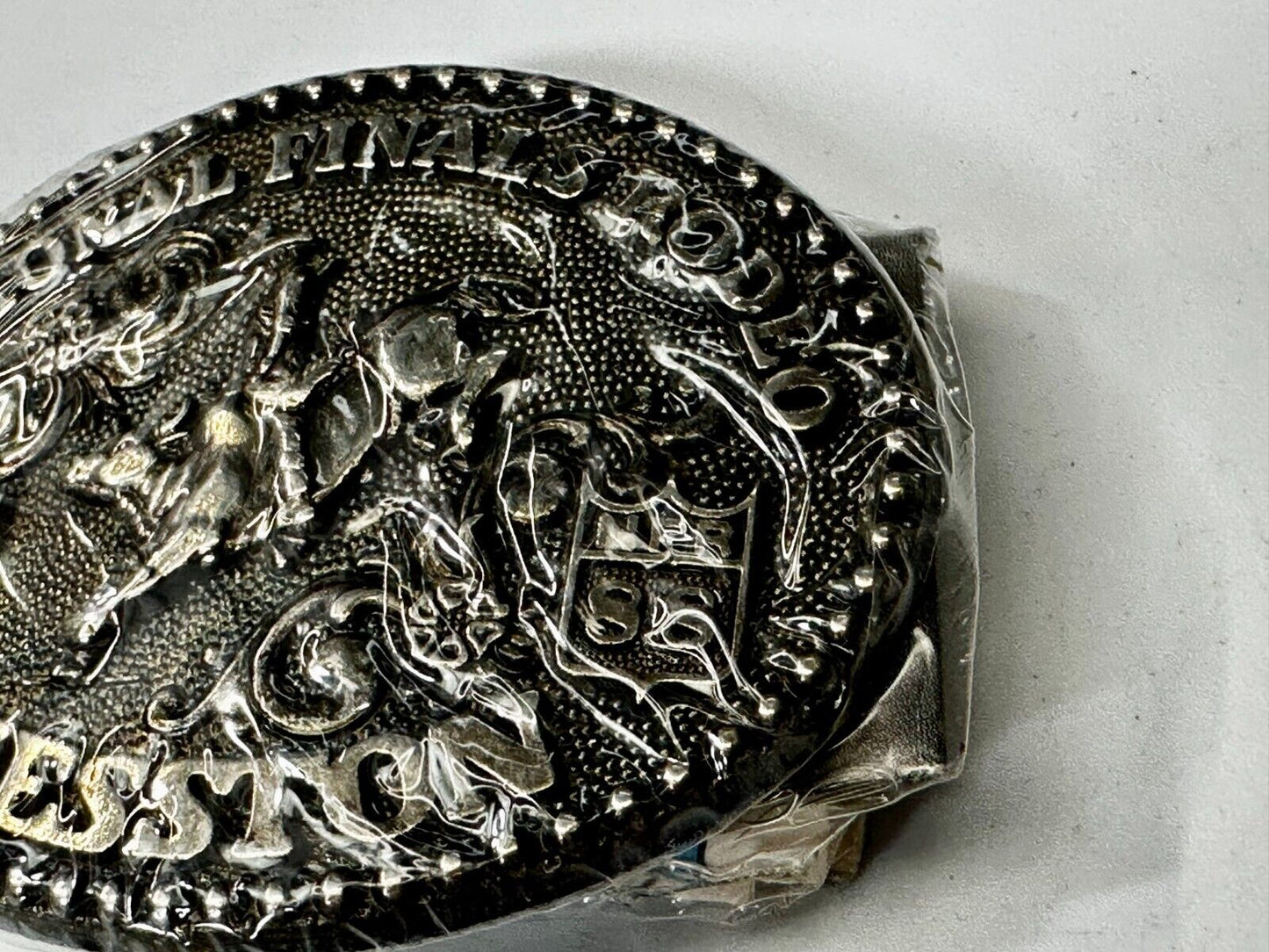 1988 Hesston National Finals Rodeo NFR Cowboys Youth Size NOS Belt Buckle