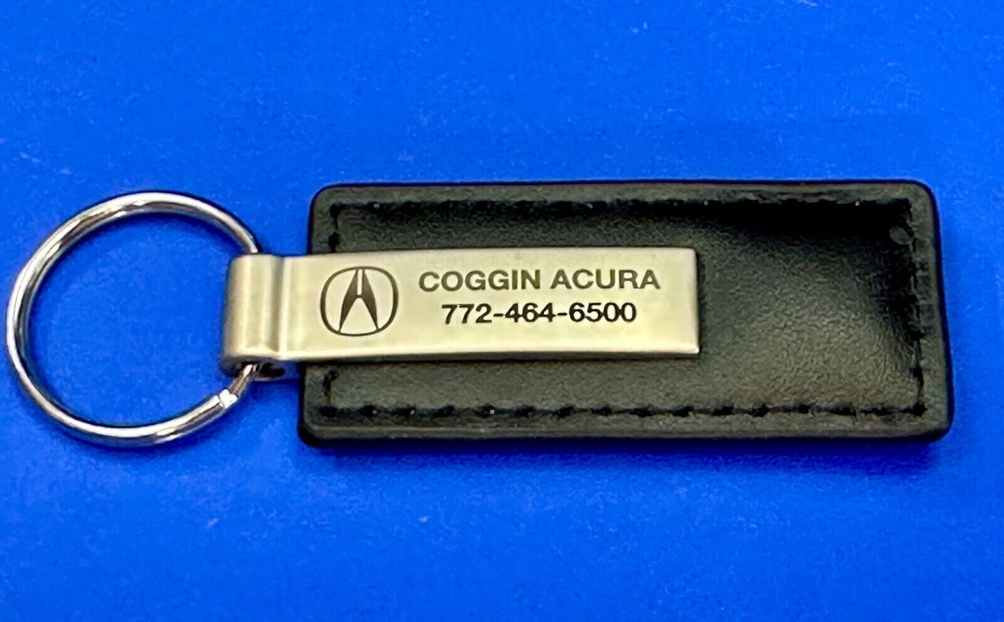 Vintage Coggin Acura Auto Dealers Car Keychain - Key Ring Chain