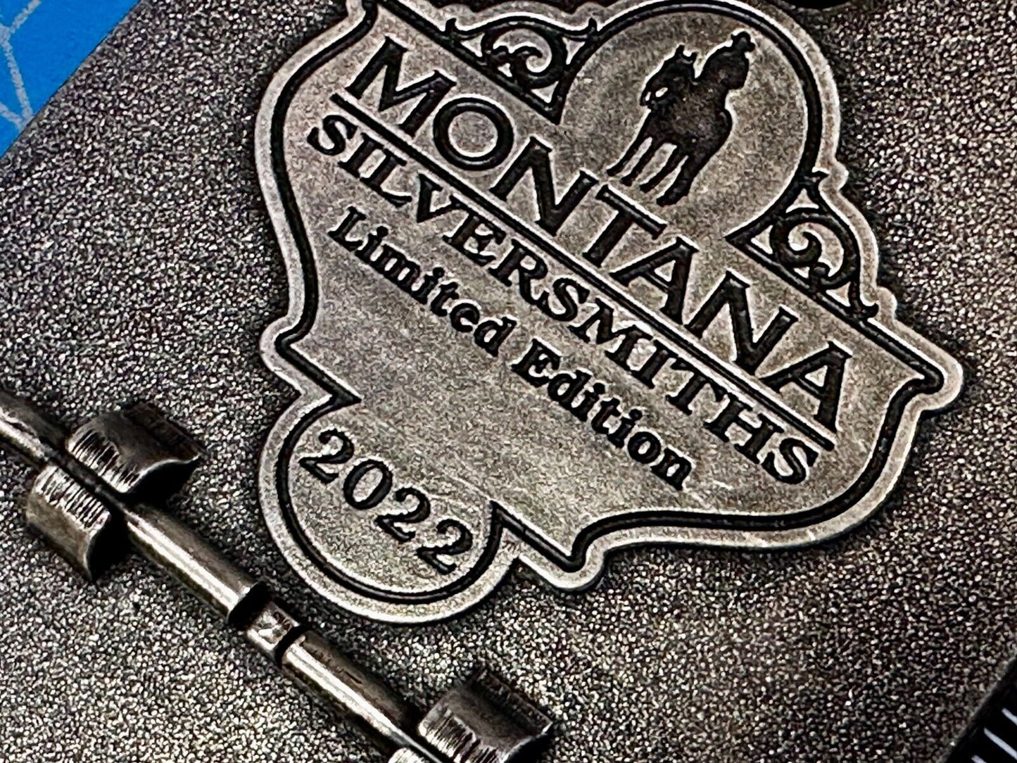 2022 Pendleton Whiskey Leter Buck Rodeo Cowboys Montana Silversmiths Belt Buckle