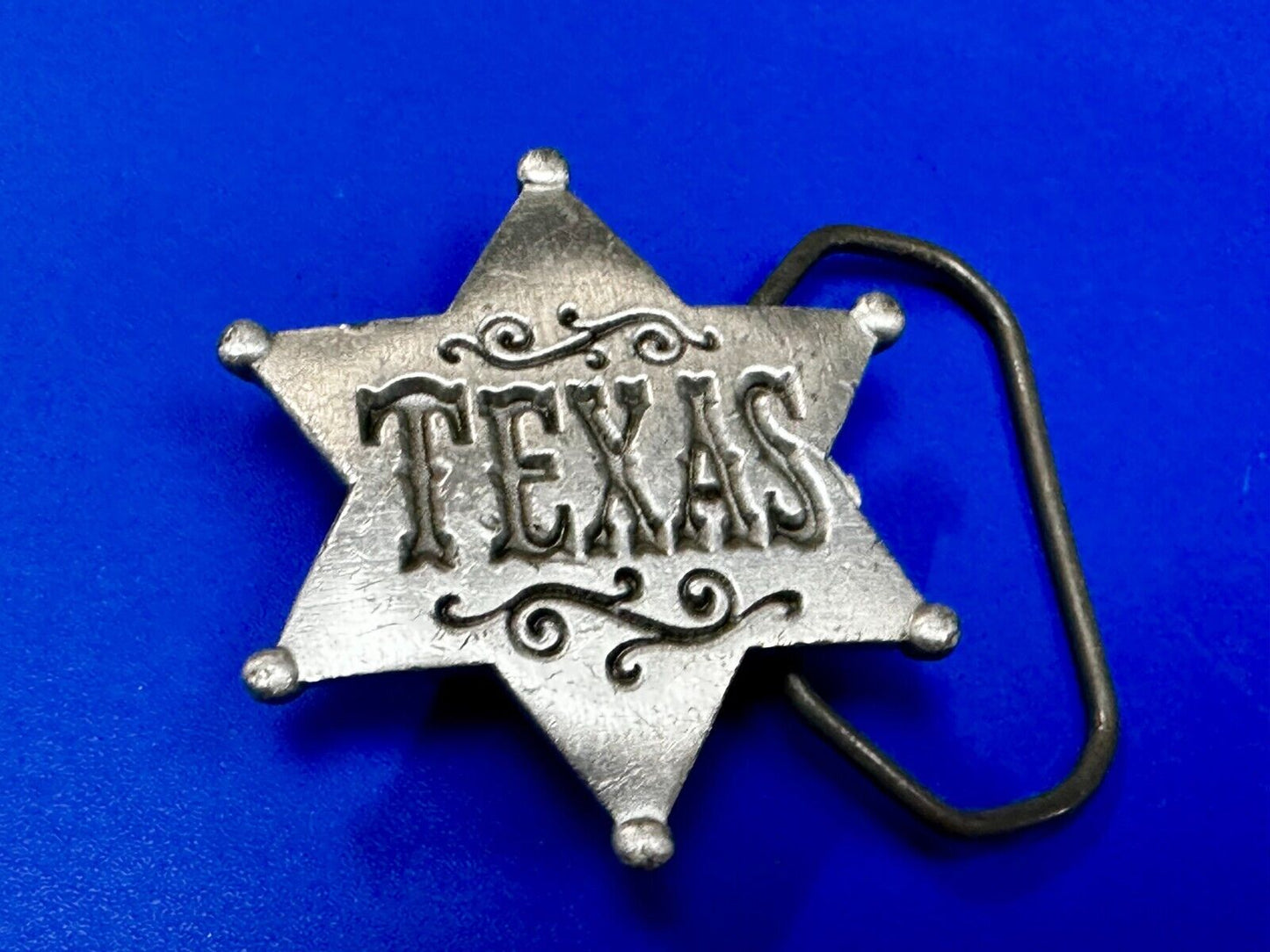 Texas Ranger Star Badge Shaped Vintage 1981 - The Great American Belt Buckle Co