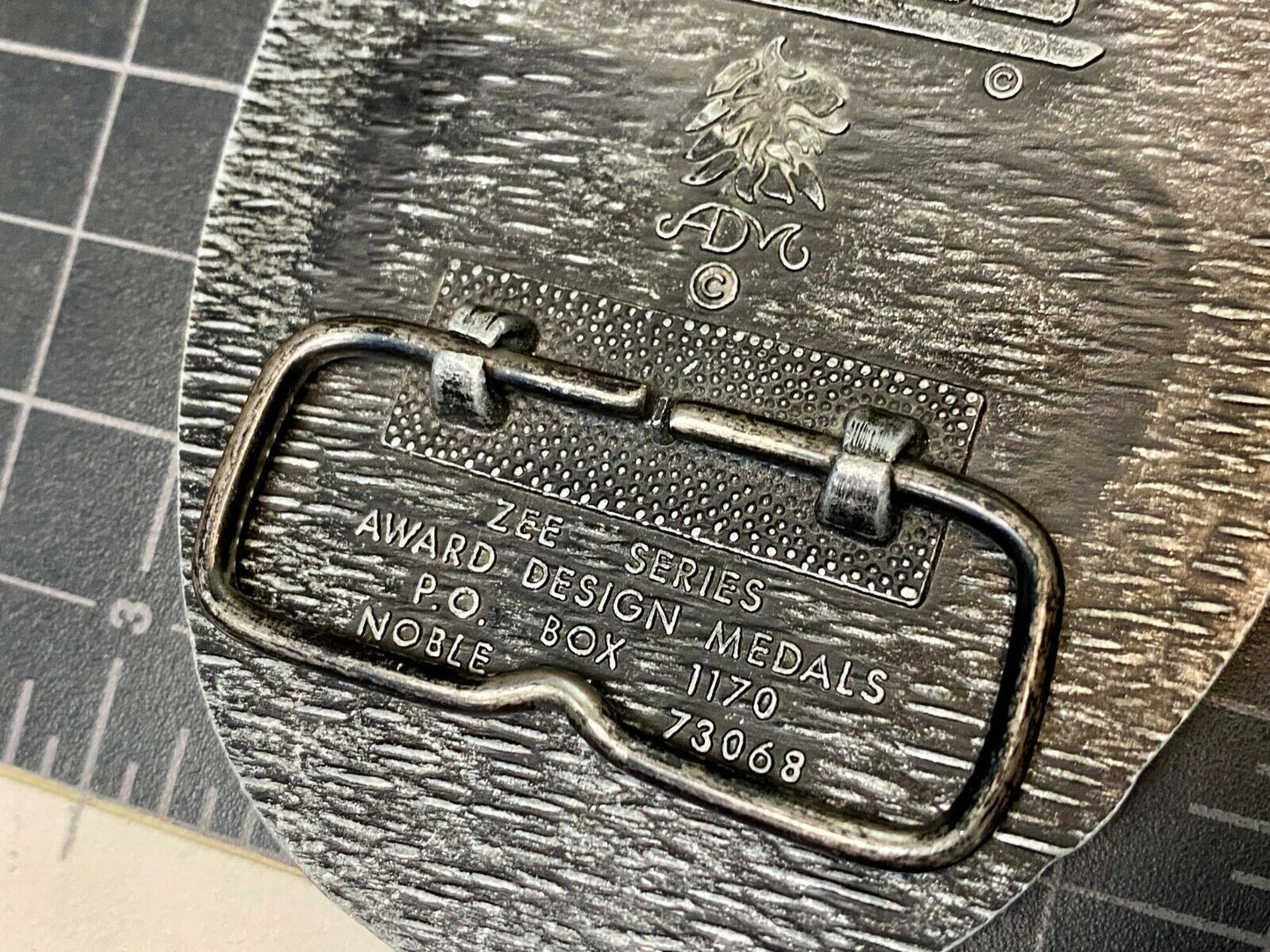 Adm Zee Series Belt Buckle Western Cowboy Roping Longhorn Rodeo Cattle