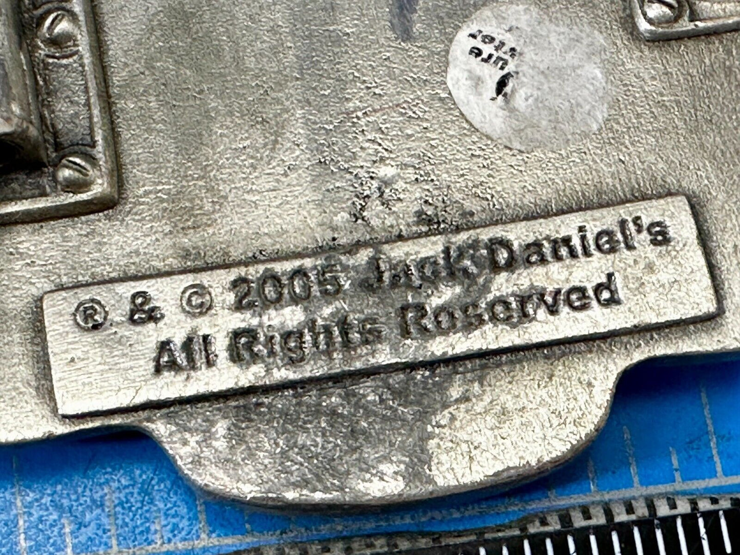 3 Barrels of JACK DANIELS Old No. 7 TN Whiskey 2005 Belt Buckle