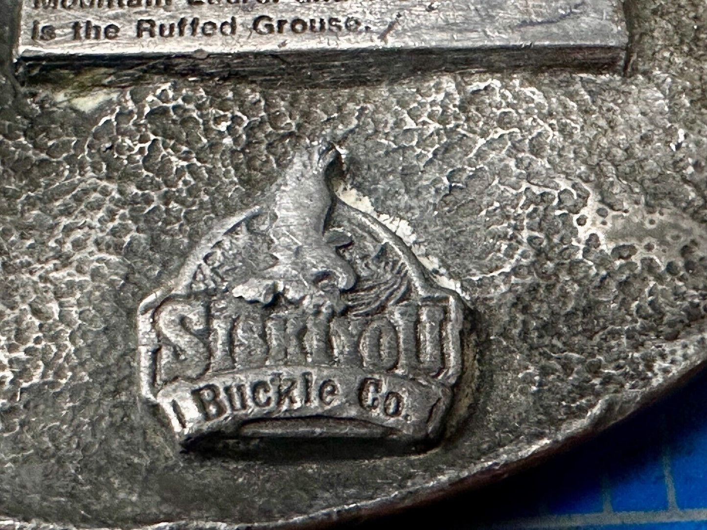 The State of Pennsylvania Virtue Liberty Independence 1982 Siskiyou Belt Buckle