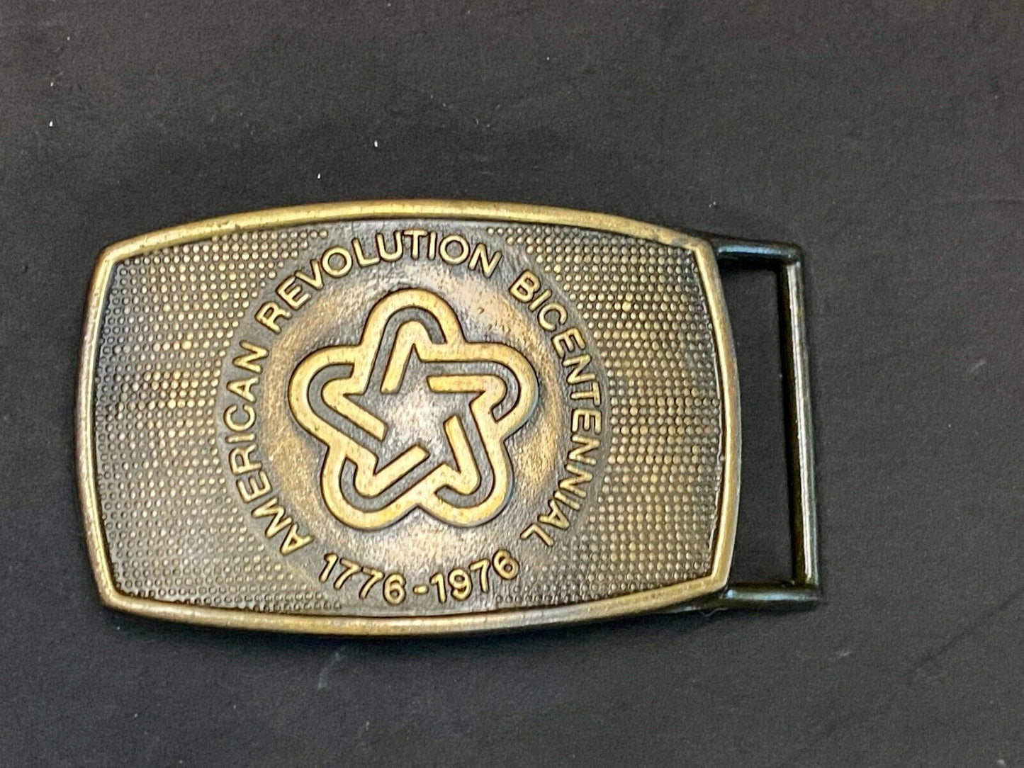 The Spirit Of 76' Usa America Revolution Bicentennial Patriotic Belt Buckle
