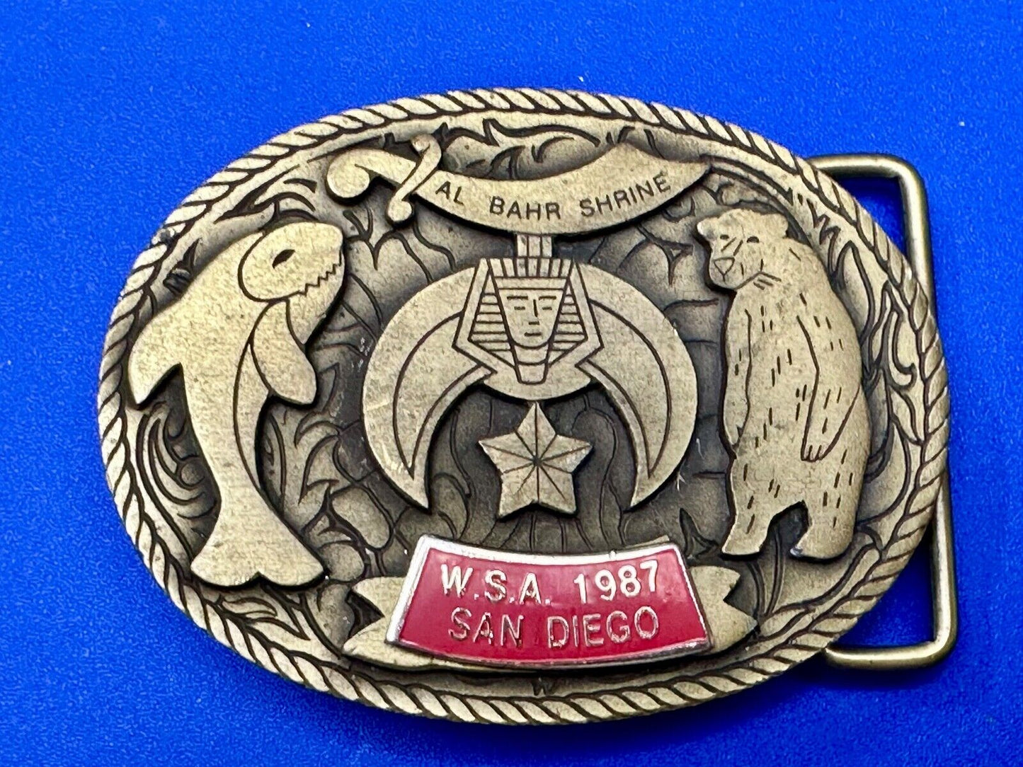 Belt Buckle Texas Shriners