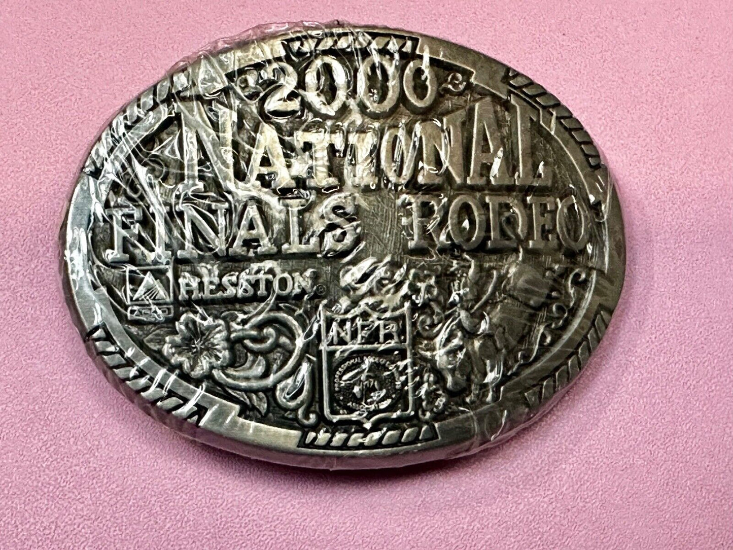 2000 NFR National Finals Rodeo NOS Youth Size Montana Silversmiths Belt Buckle