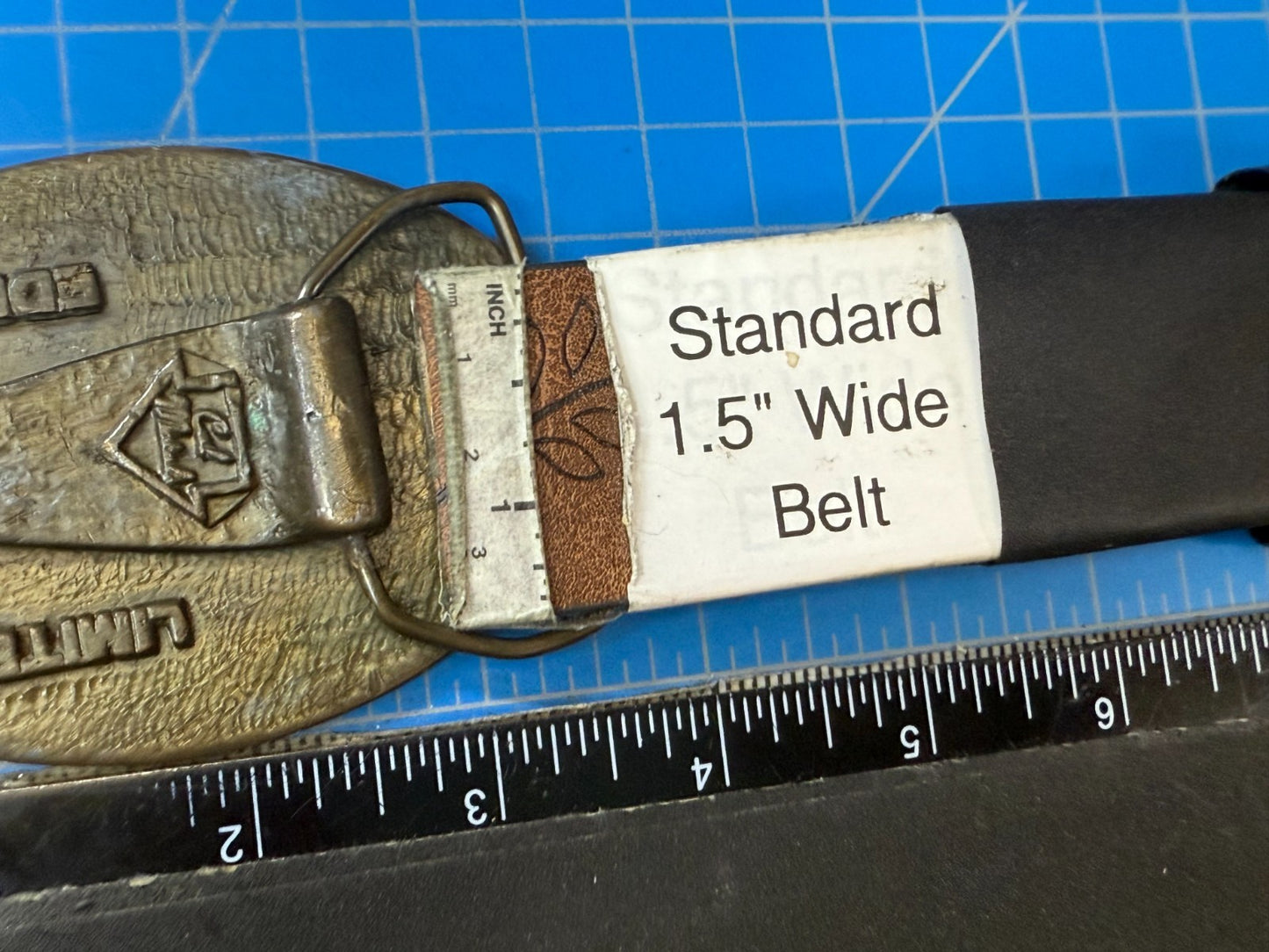 The Union American Civil War 125 Years Grant Clemens Twain Cal Metal Belt Buckle