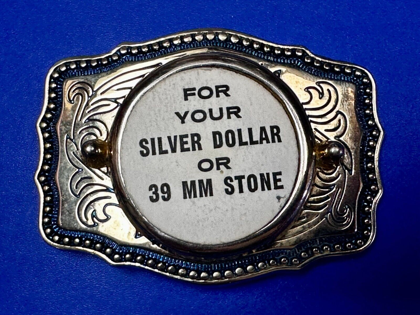 United States LST Association Insert for Coin or Stone Centerpiece Belt Buckle