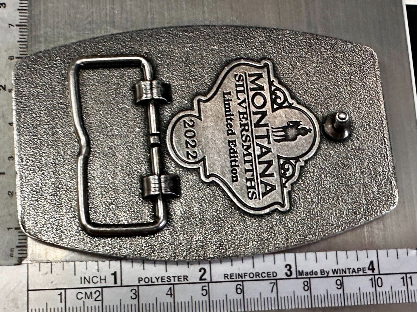 2022 Pendleton Whiskey Let'er Buck Rodeo Cowboy Montana Silversmiths Belt Buckle