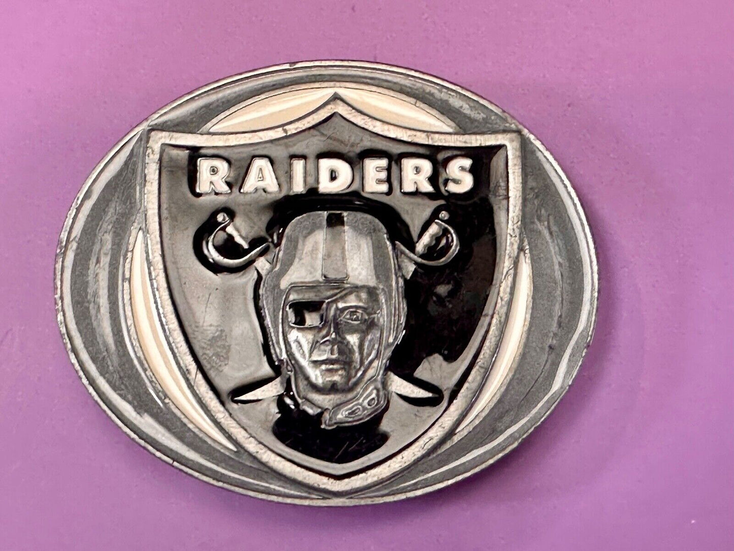 2003 Oakland Raiders NFL Football Commemorative Belt Buckle