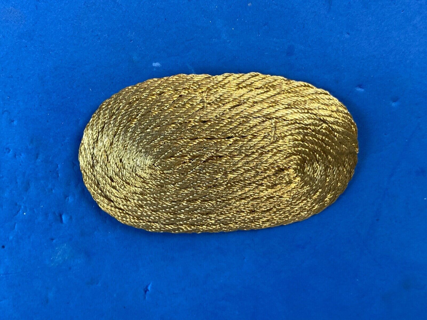 Artisan Rope Braided Wrapped Pattern Oval Hair Clip, Buckle, Made in Greece
