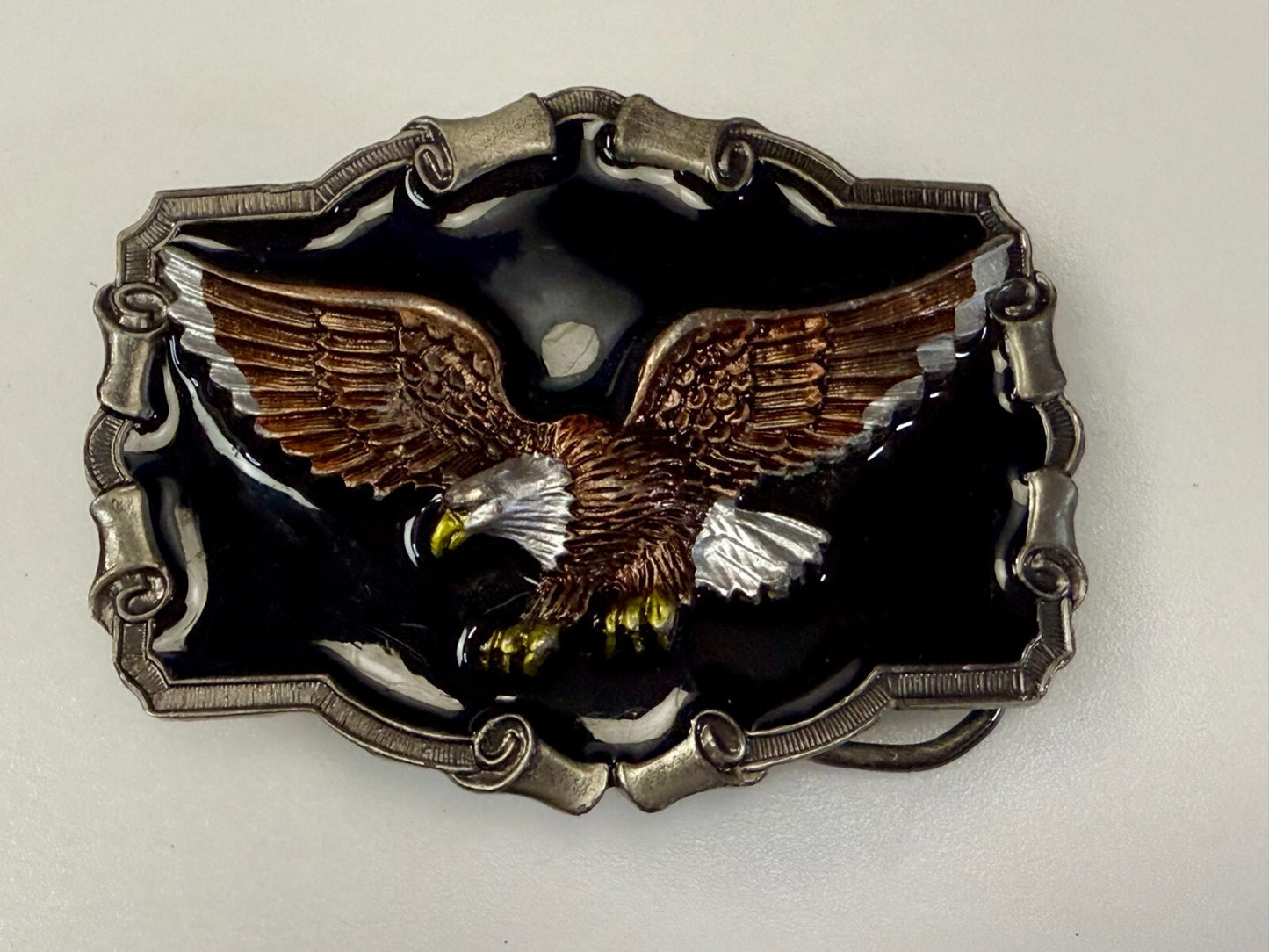 Vintage 1983 Patriotic American Bald Eagle - The Great American Buckle Co