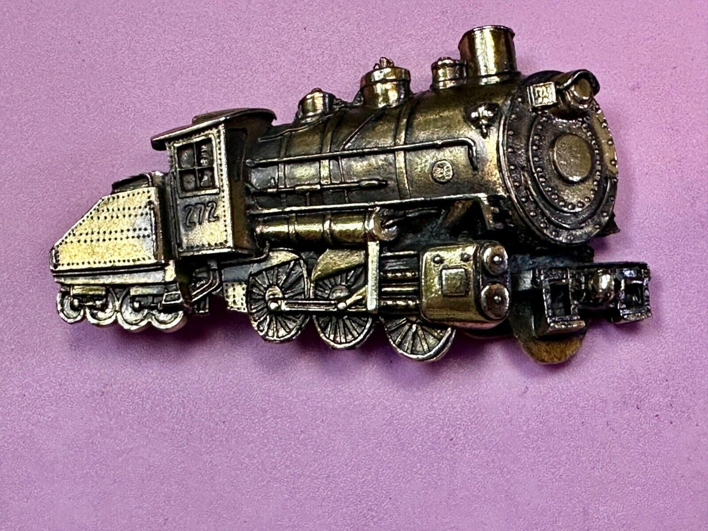 272 Train Locomotive RailRoad Vintage 1980 - The Great American Belt Buckle Co