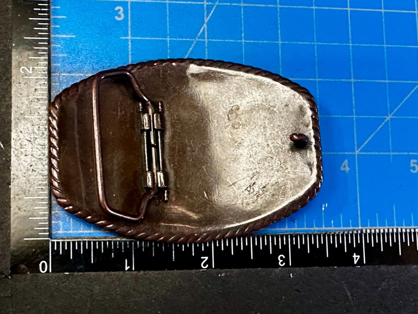 Unique Brown Color Detailed Floral Theme Replacement Belt Buckle