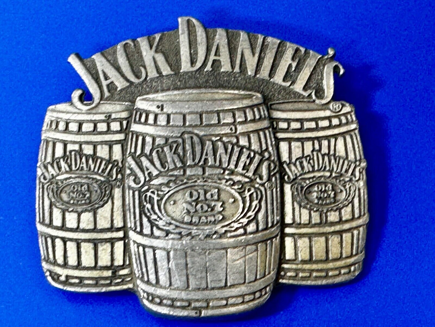 3 Barrels of JACK DANIELS Old No. 7 TN Whiskey 2005 Belt Buckle