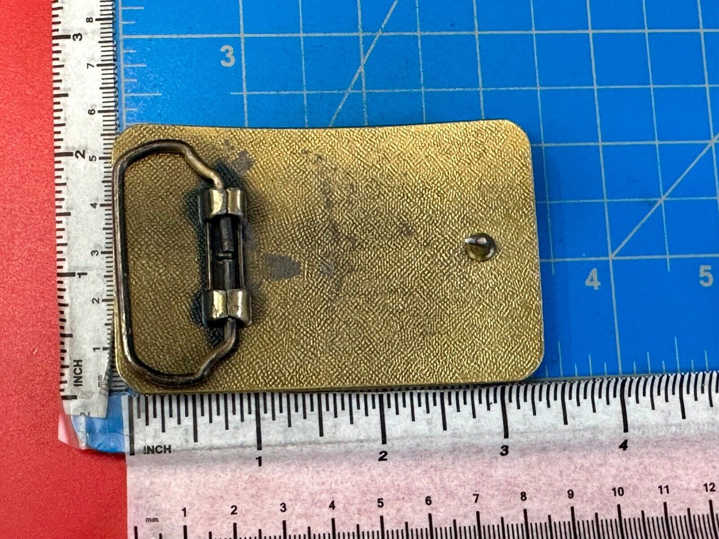 1990 Puregro Pacific Guano Centennial Celebration vintage belt buckle