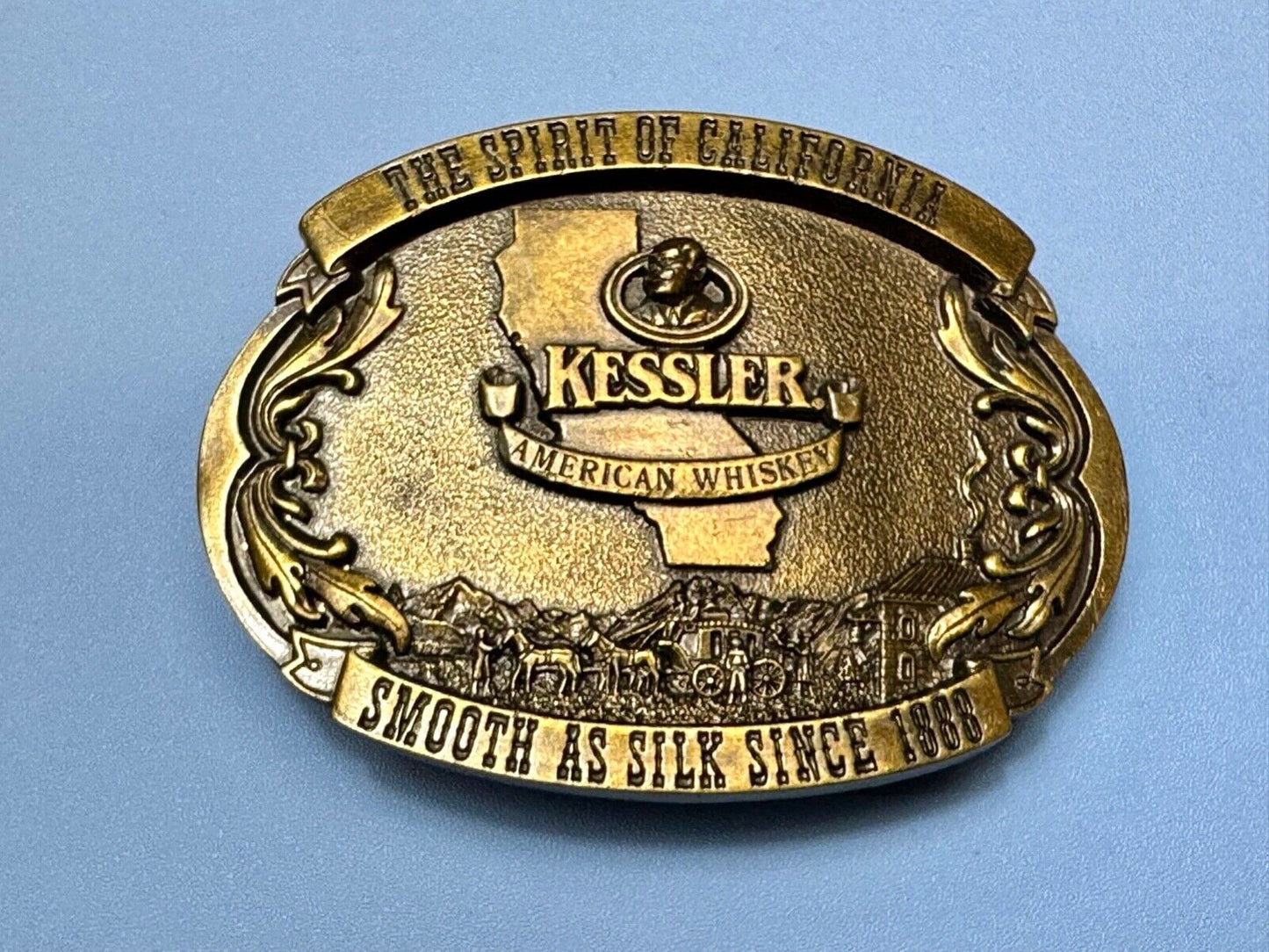 The Spirit of California - Kessler, smooth as silk belt buckle