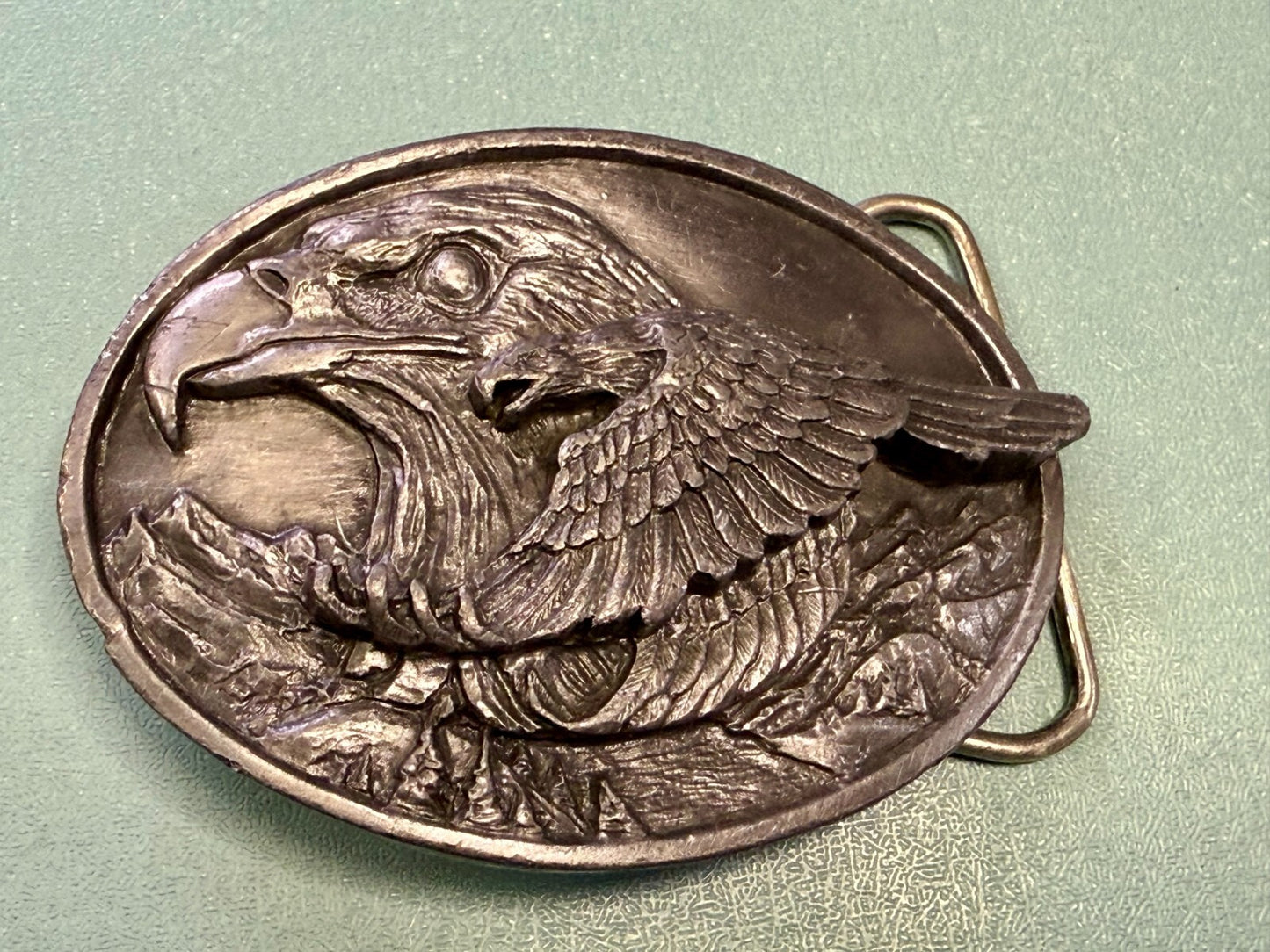 The Eagle & the Hawk Flying John Denver Vintage 1988 Siskiyou Belt Buckle