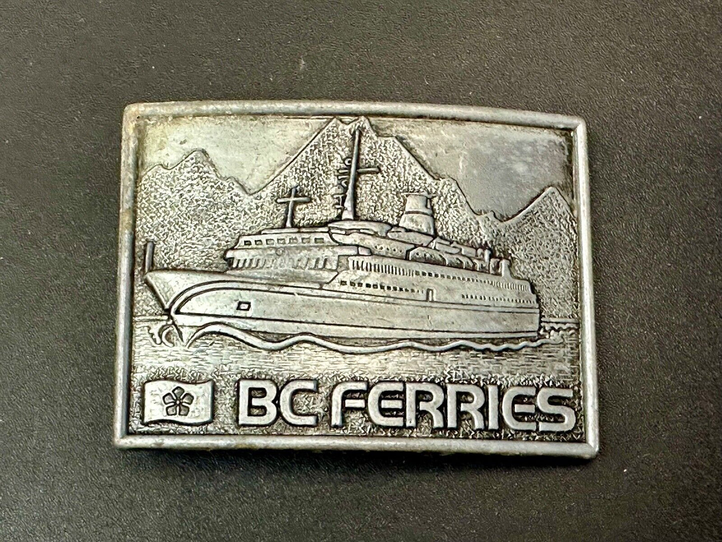 BC Ferries Passenger Boat Ship Company vintage Century Canada belt buckle