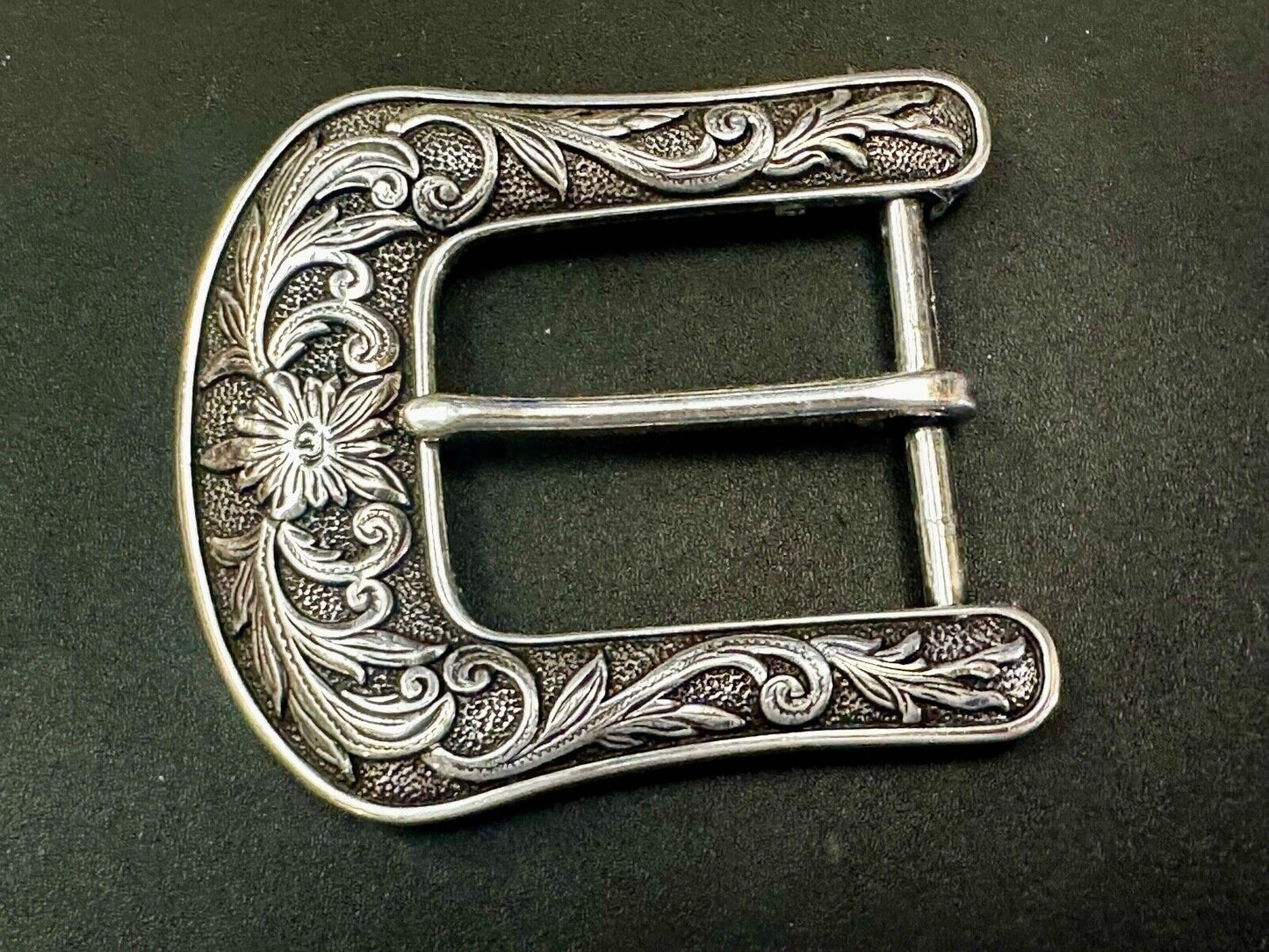 Ariat - Western flower swirl design ranger style replacement belt buckle