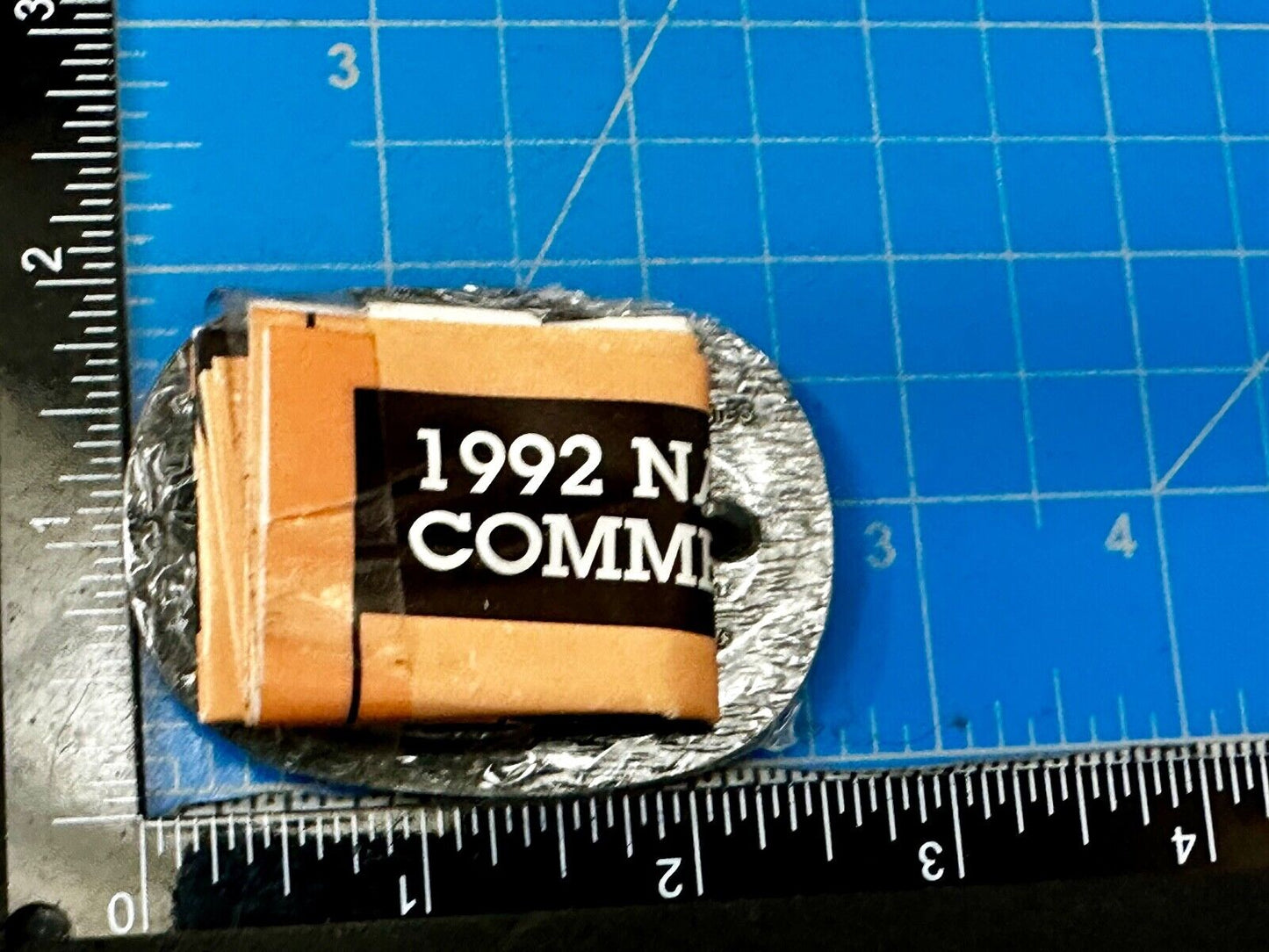 1992 NFR National Finals Rodeo NOS Youth Size ADM Commemorative Belt Buckle