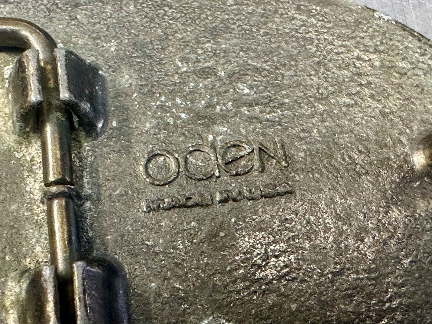 ALAN Custom Name Vintage Western Oval belt buckle by Oden