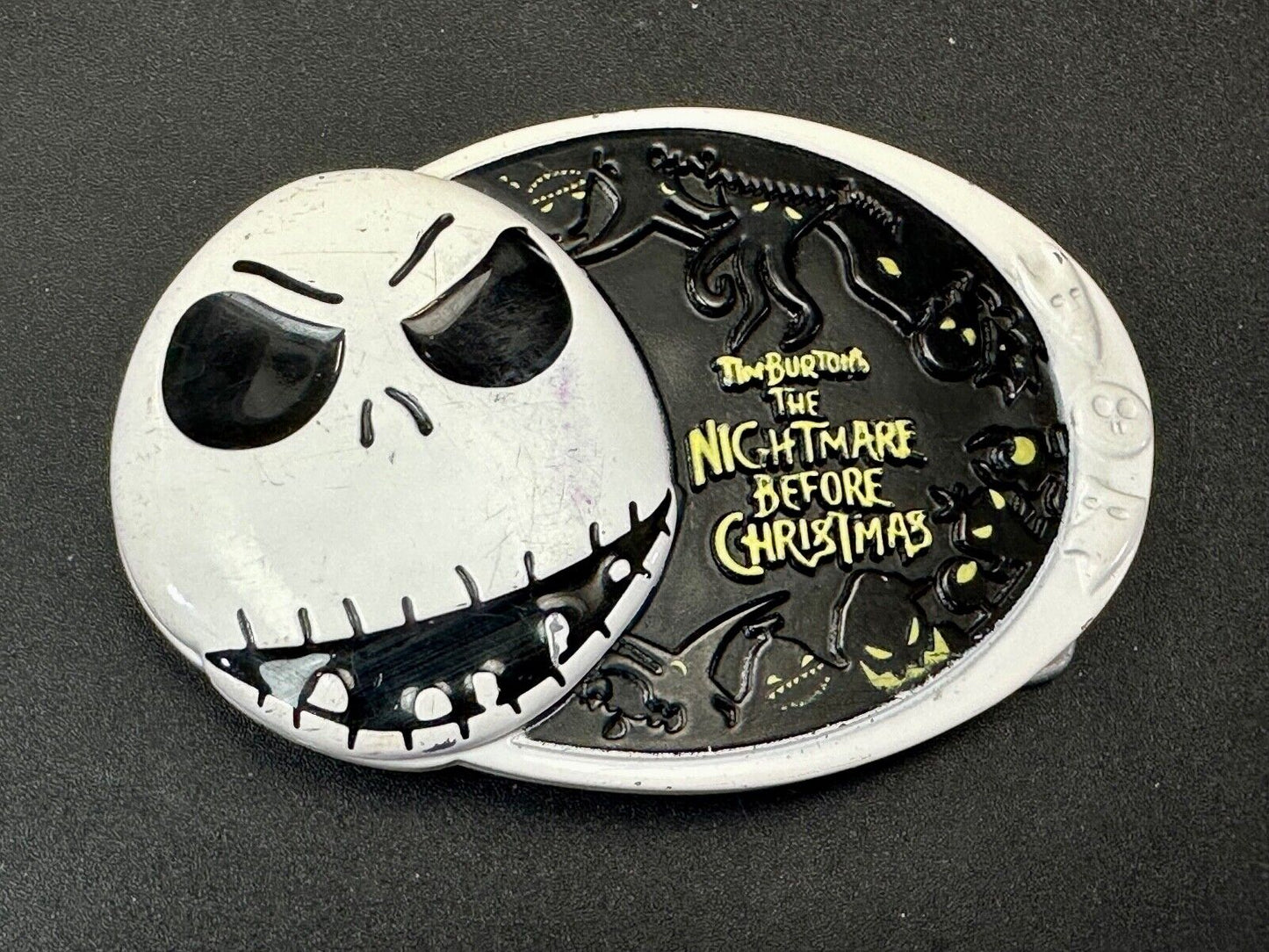 Tim Burtons Disney The Nightmare Before Christmas belt buckle