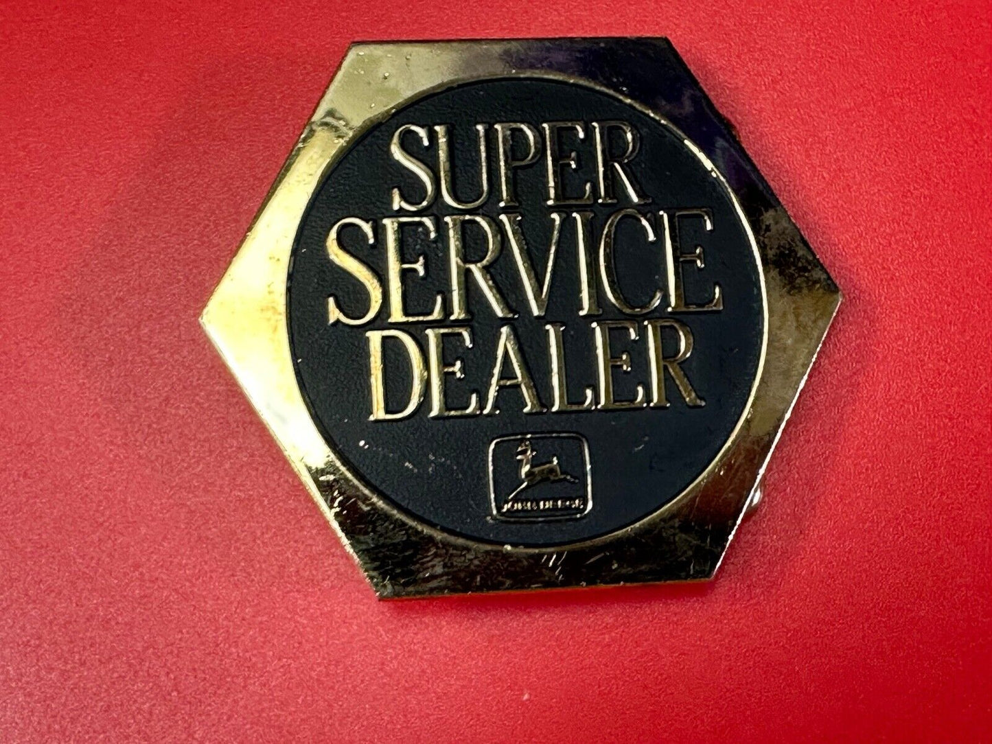 1988 John Deere & Co Tractor Super Service Dealer Vintage belt buckle