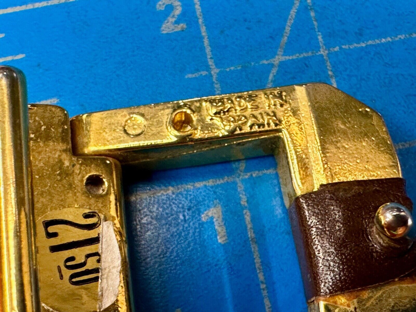 vintage Cardin small gold tone belt buckle