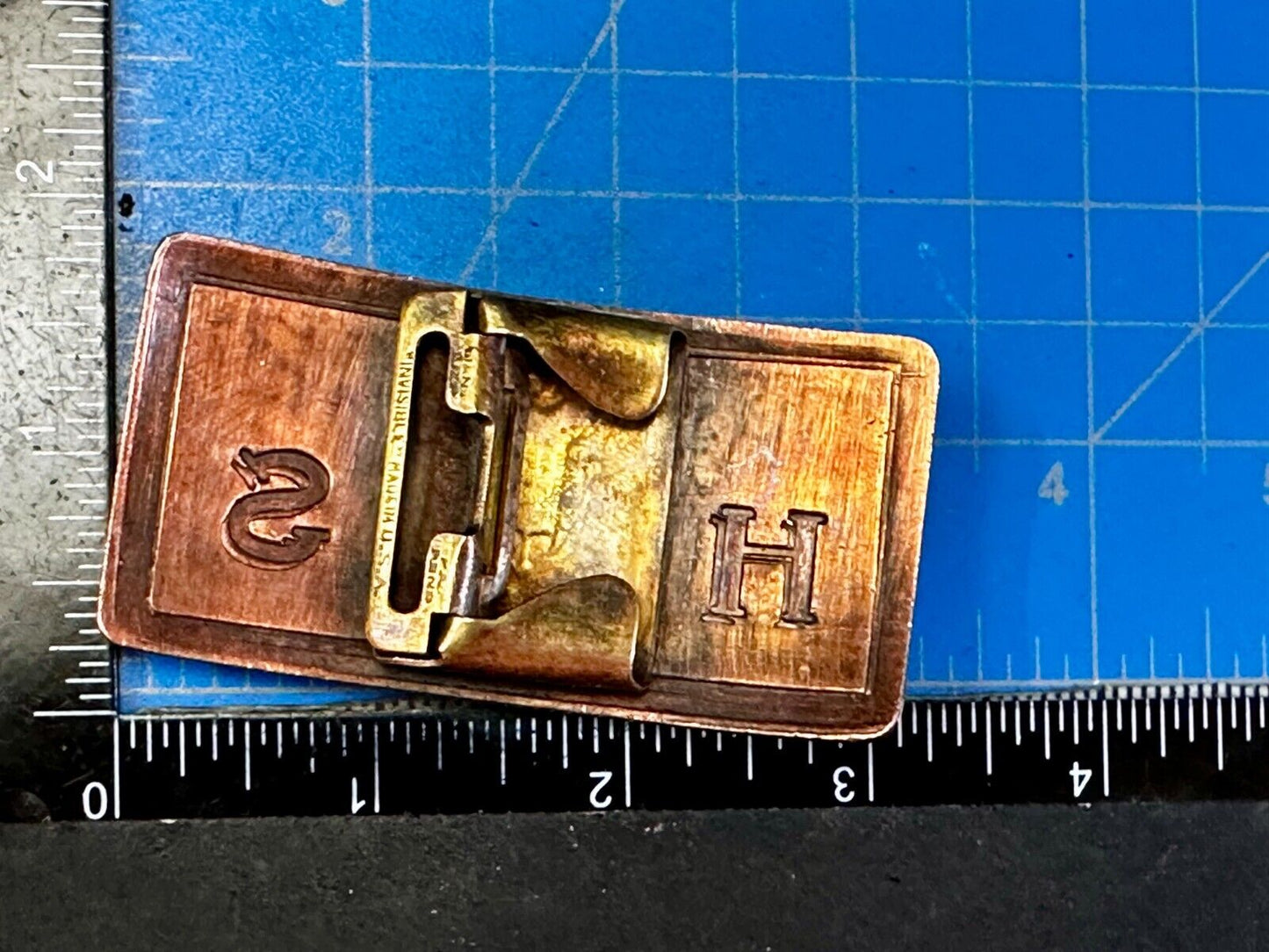 Tranquility High School Logo Seal Belt Buckle Invisible Made in USA
