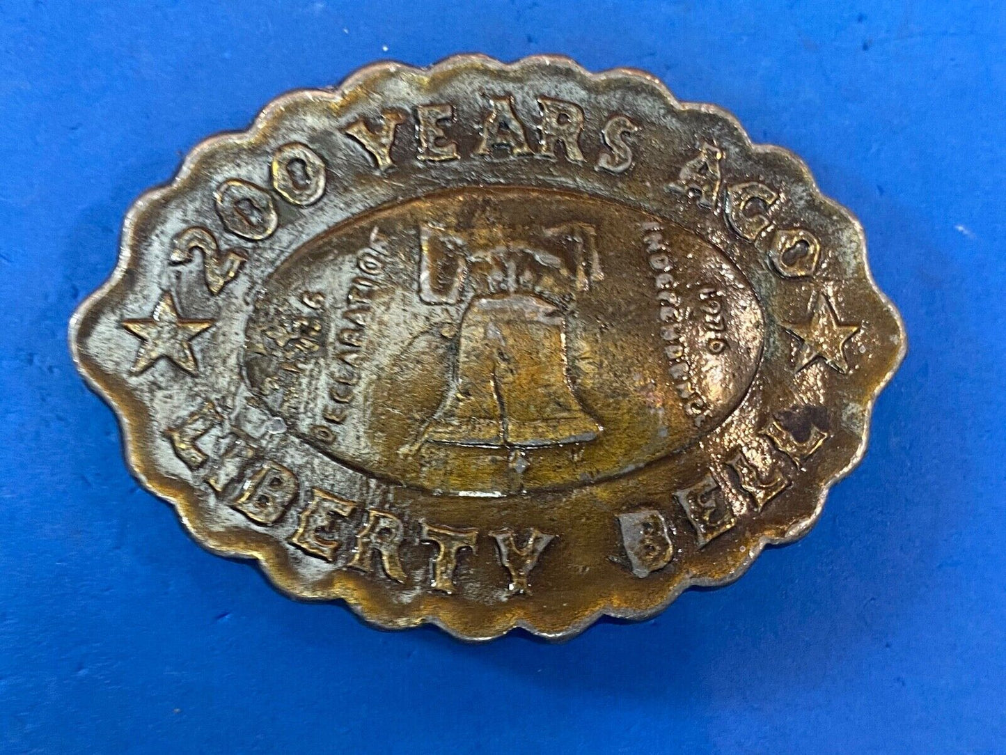 200 Years Ago! Usa United States Of America Liberty Bell Belt Buckle