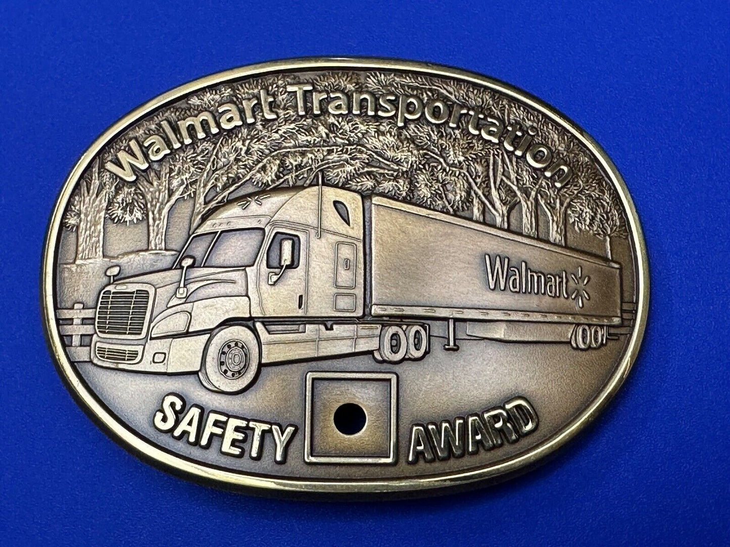 Through The Forrest Walmart Transportation Semi Drivers Safety Award Belt Buckle