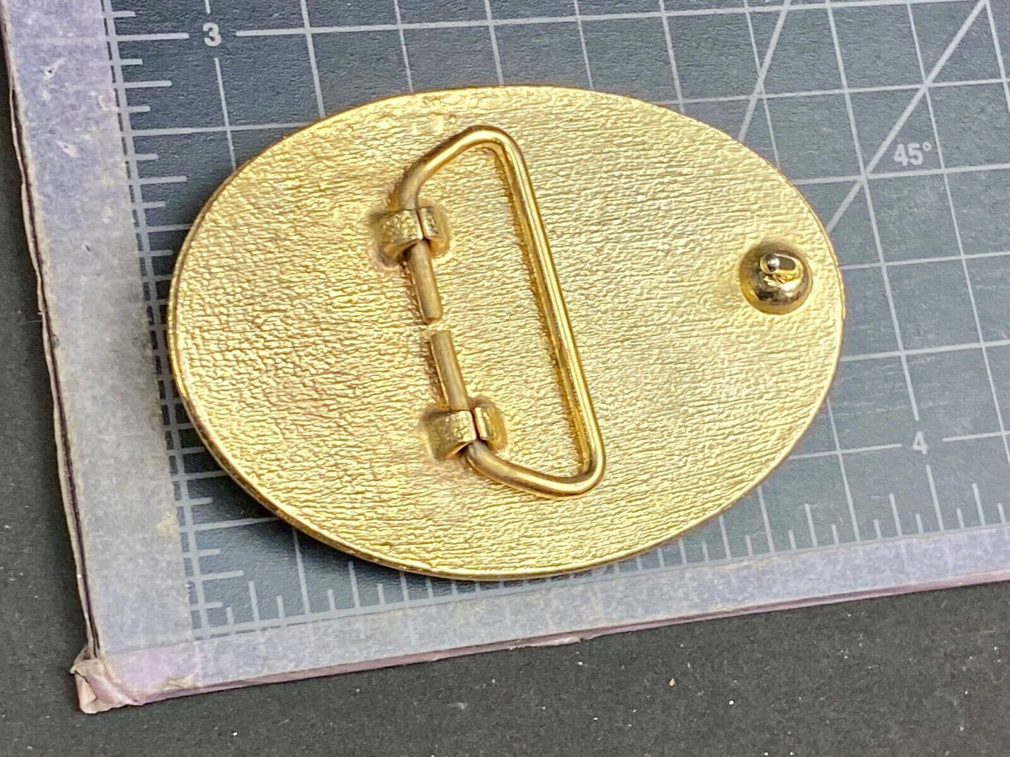 Bicentennial 1776-1976 Liberty Bell Ring for Independence gold tone Belt Buckle
