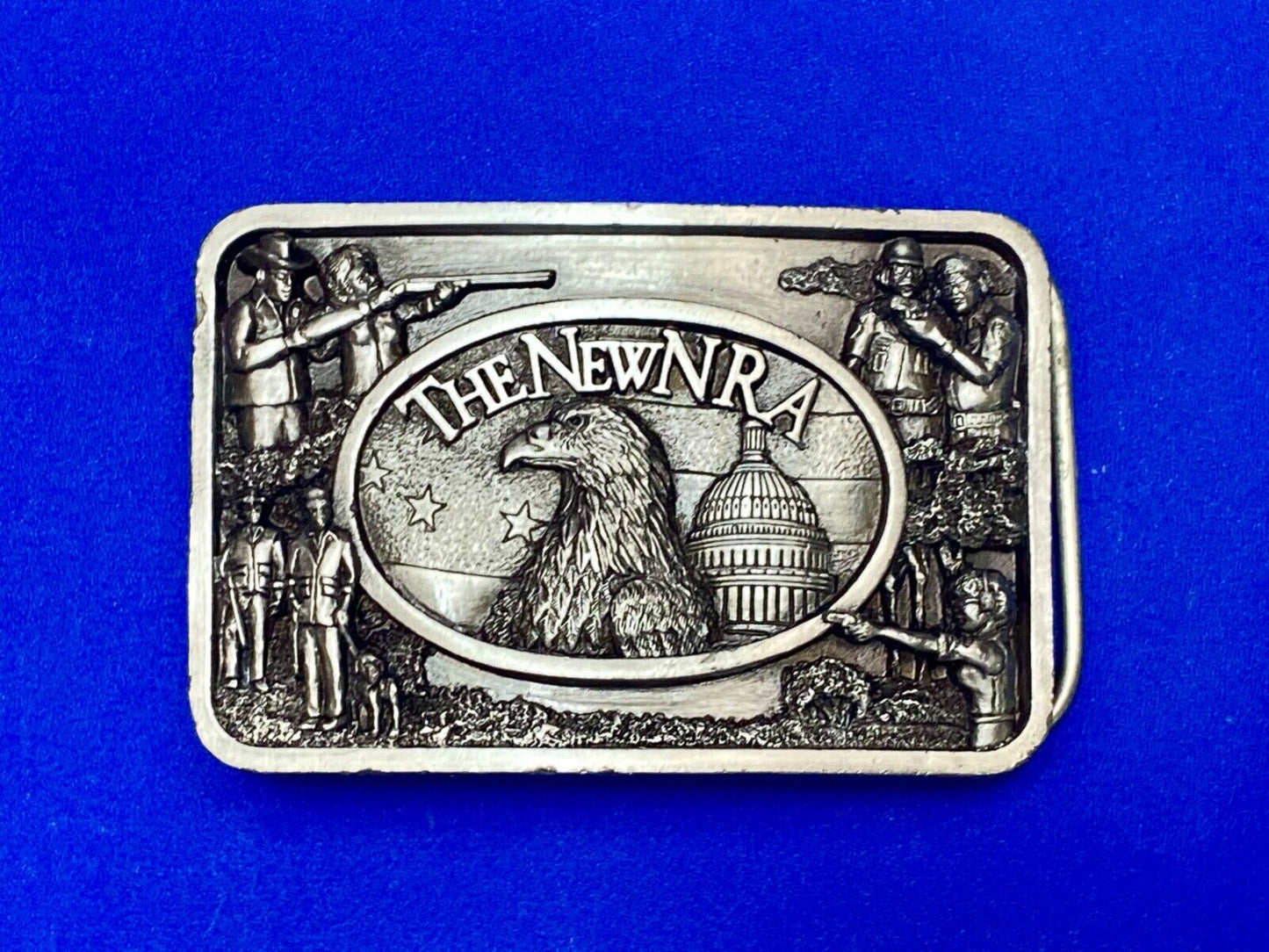 The New NRA Collectors Series 1993 Sixth edition RARE! Gun Rights belt buckle