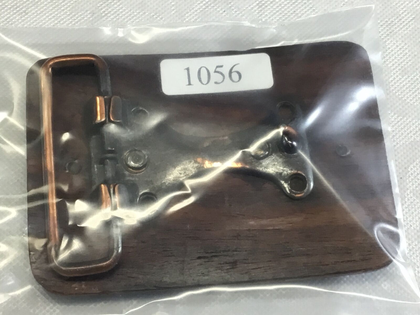 Bicentennial 1776-1976 American Fife & Drum Artisan Wood Belt Buckle