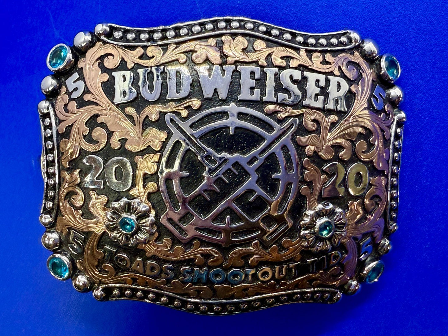 2020 Budweiser Toads Shoot Out TID Event 2ND TO NONE Trophy NASCAR Belt Buckle