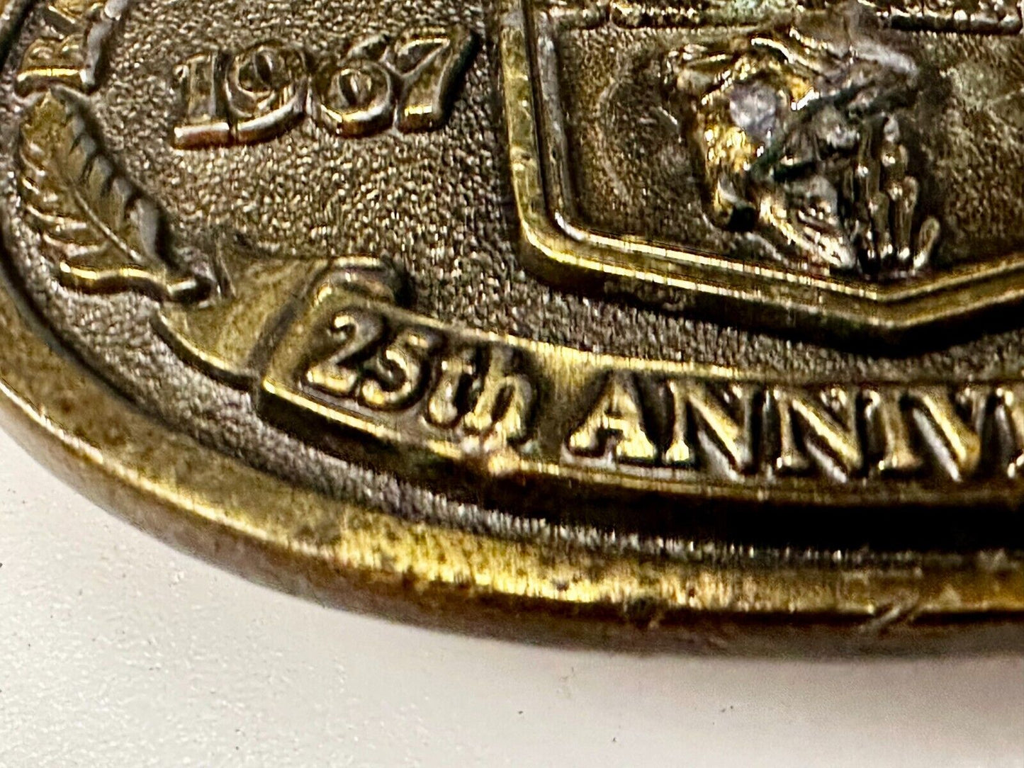 1992 Bass Anglers Sportsman Society Club 25th Anniversary Fishing Belt Buckle