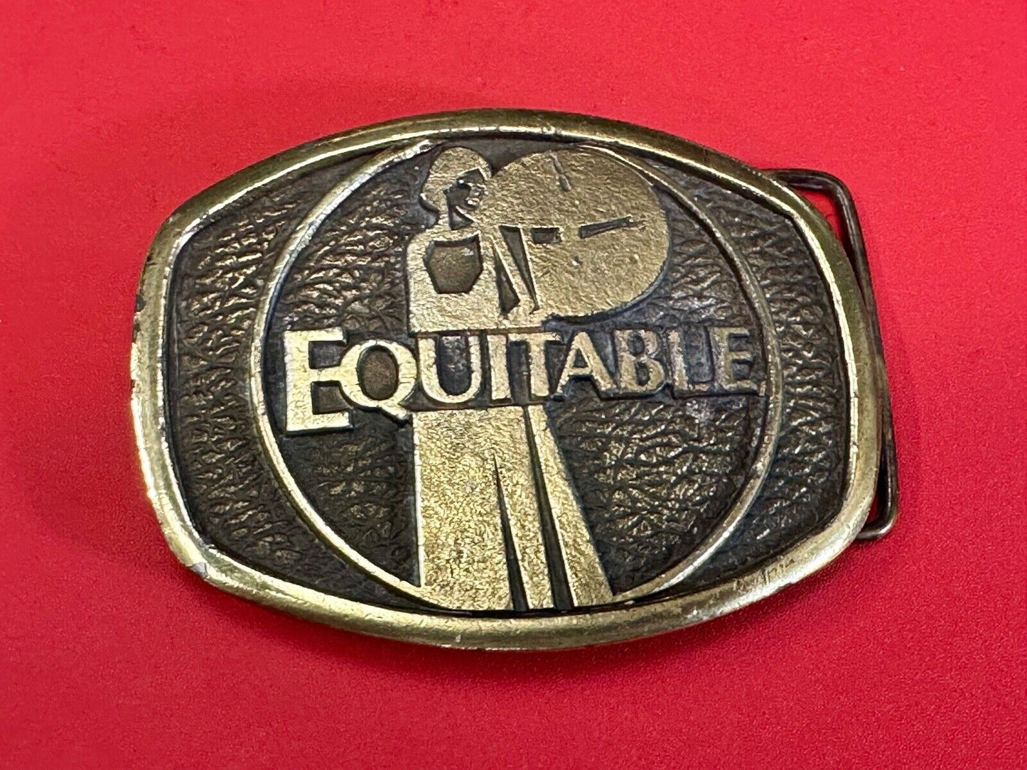 Vintage Belt Buckle Deco Equitable by Wyoming Studio Art Works