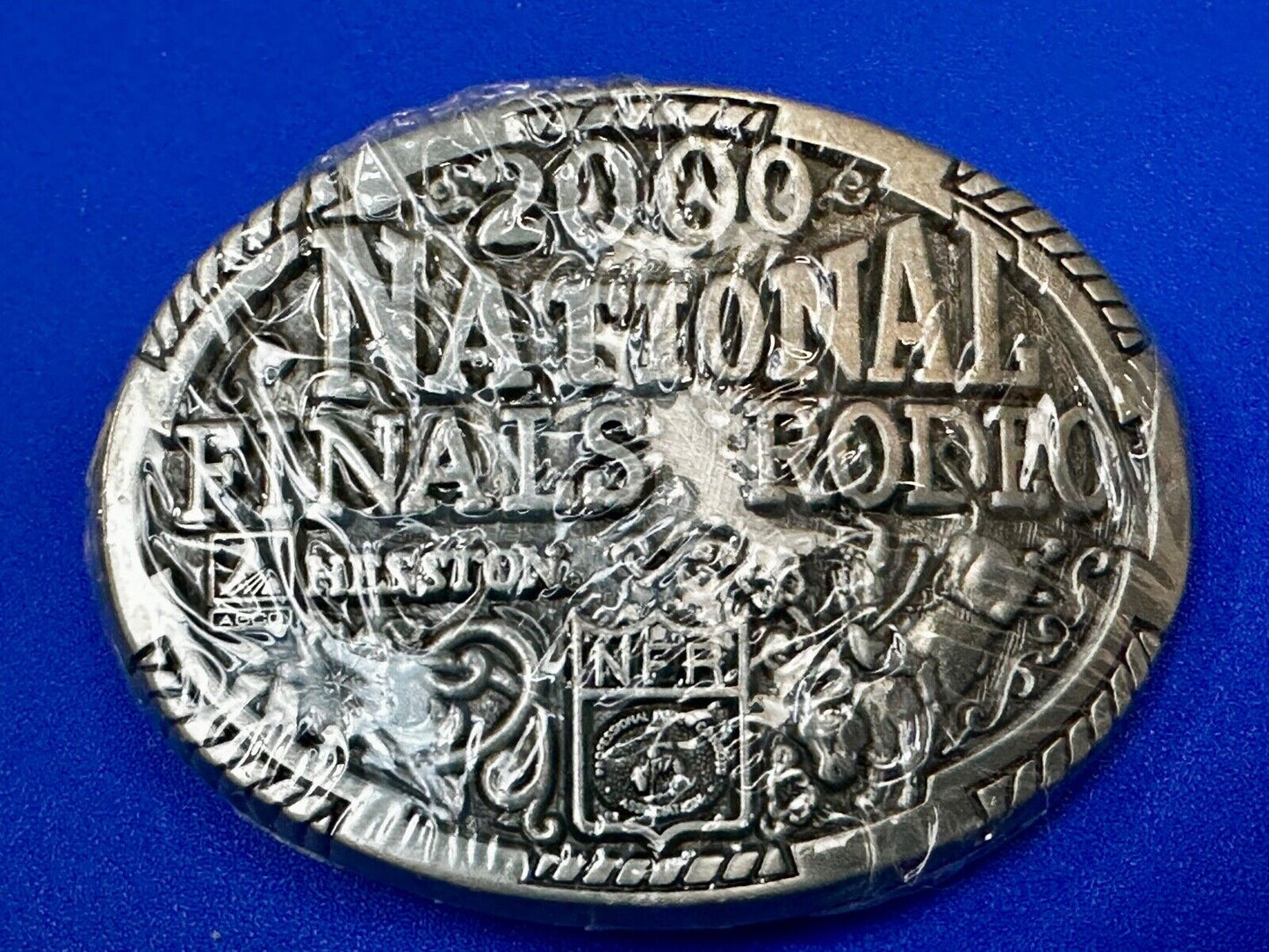 2000 NFR National Finals Rodeo NOS Youth Size Montana Silversmiths Belt Buckle