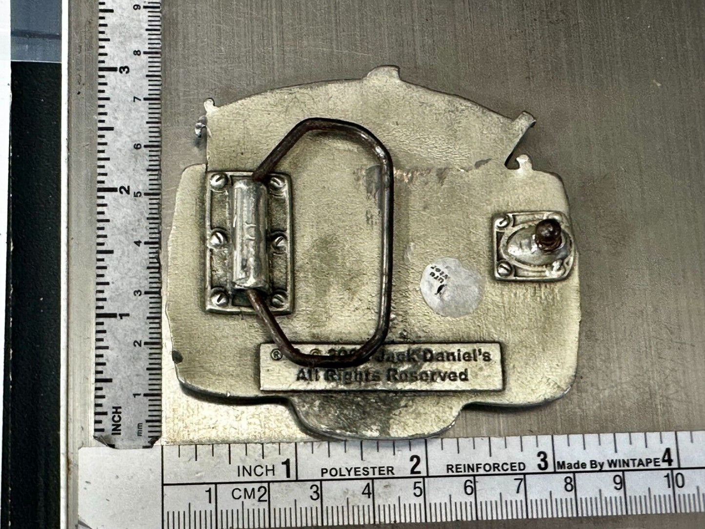 3 Barrels of JACK DANIELS Old No. 7 TN Whiskey 2005 Belt Buckle