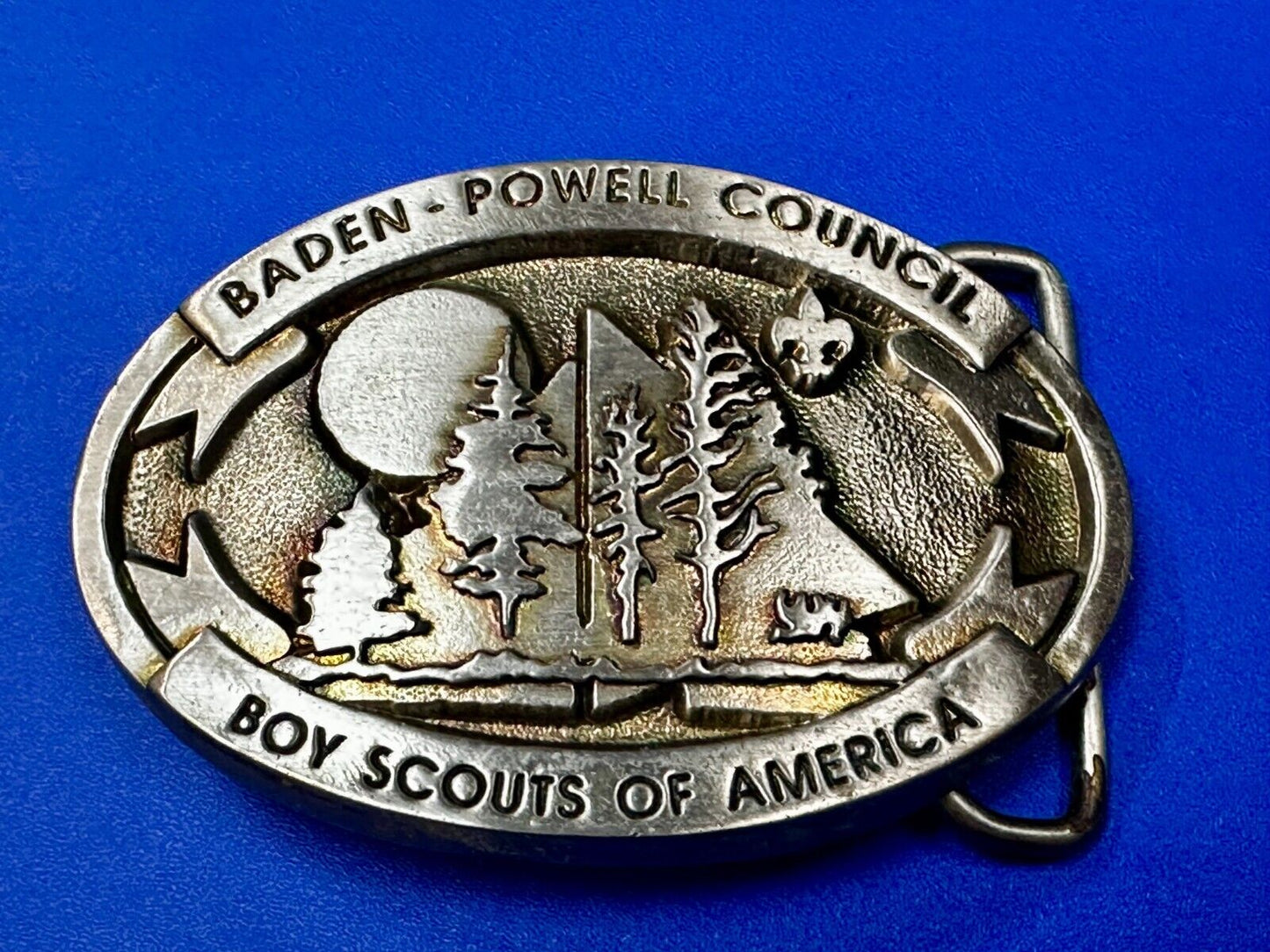 Baden Powell Council Binghamton, NY BSA Boy Scouts of America Belt Buckle