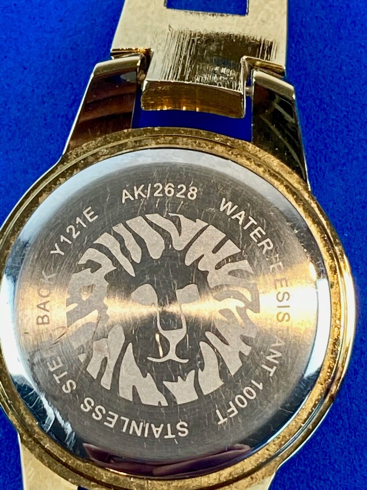 AK Annie Klein DIAMOND women's quartz watch black face - fresh battery