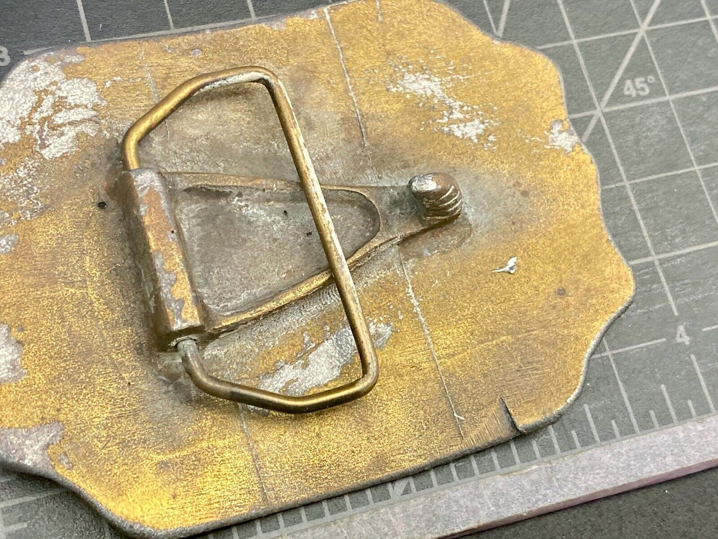 Vintage America's Heroes Fire Department Belt Buckle New York