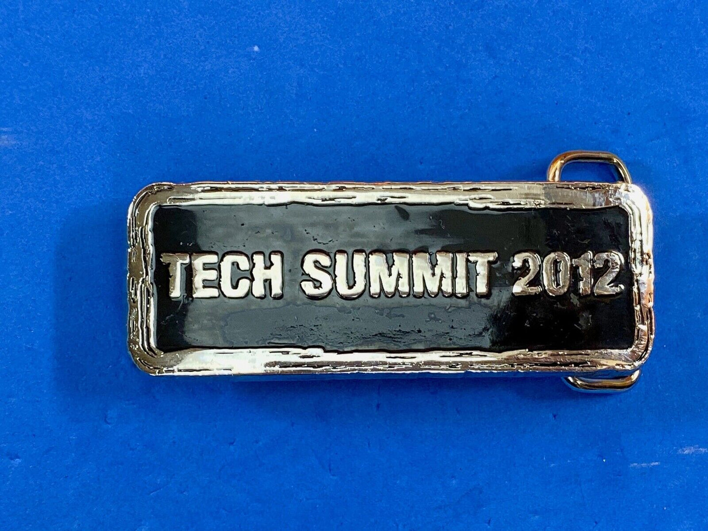 Technology Tech Summit convention advertisement 2012 belt buckle by pinpros
